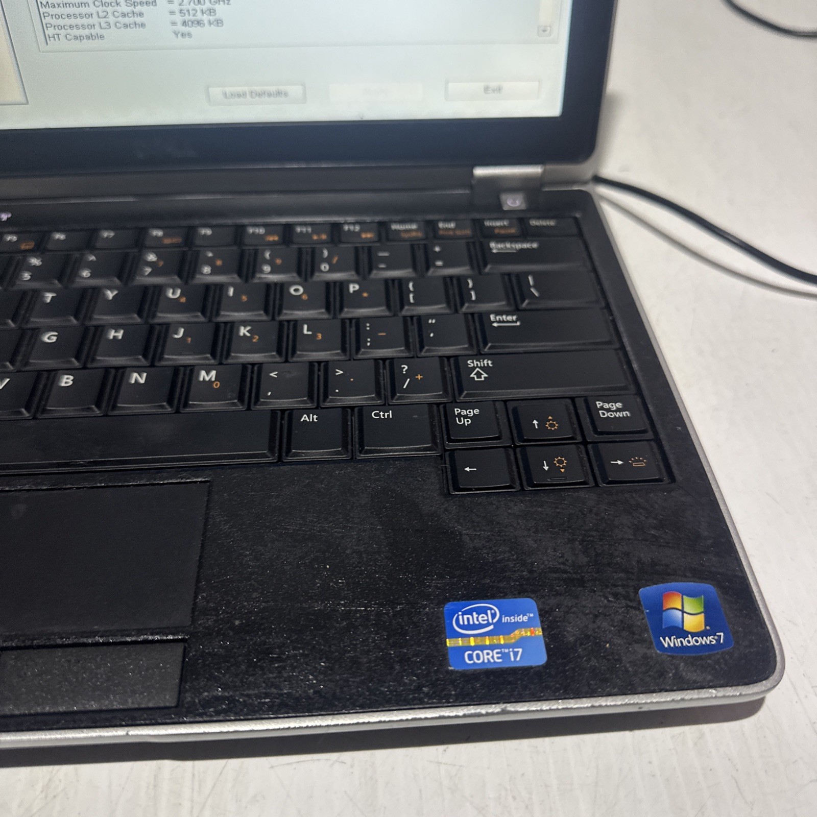 Dell Latitude E6220 12″ Laptop i7-2620m 4gb Ram No Drives Boots Bios No P/S