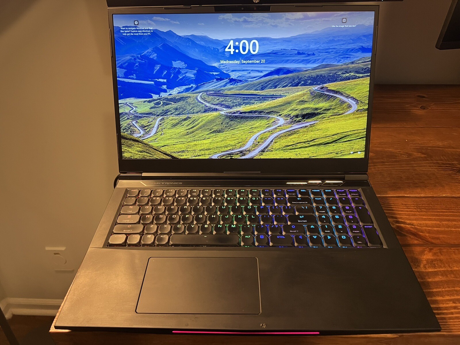 Eluktronics MECH-17 G1R 17.3 Gaming Laptop i7 64GB RAM 1TB RTX 2070 Win 11