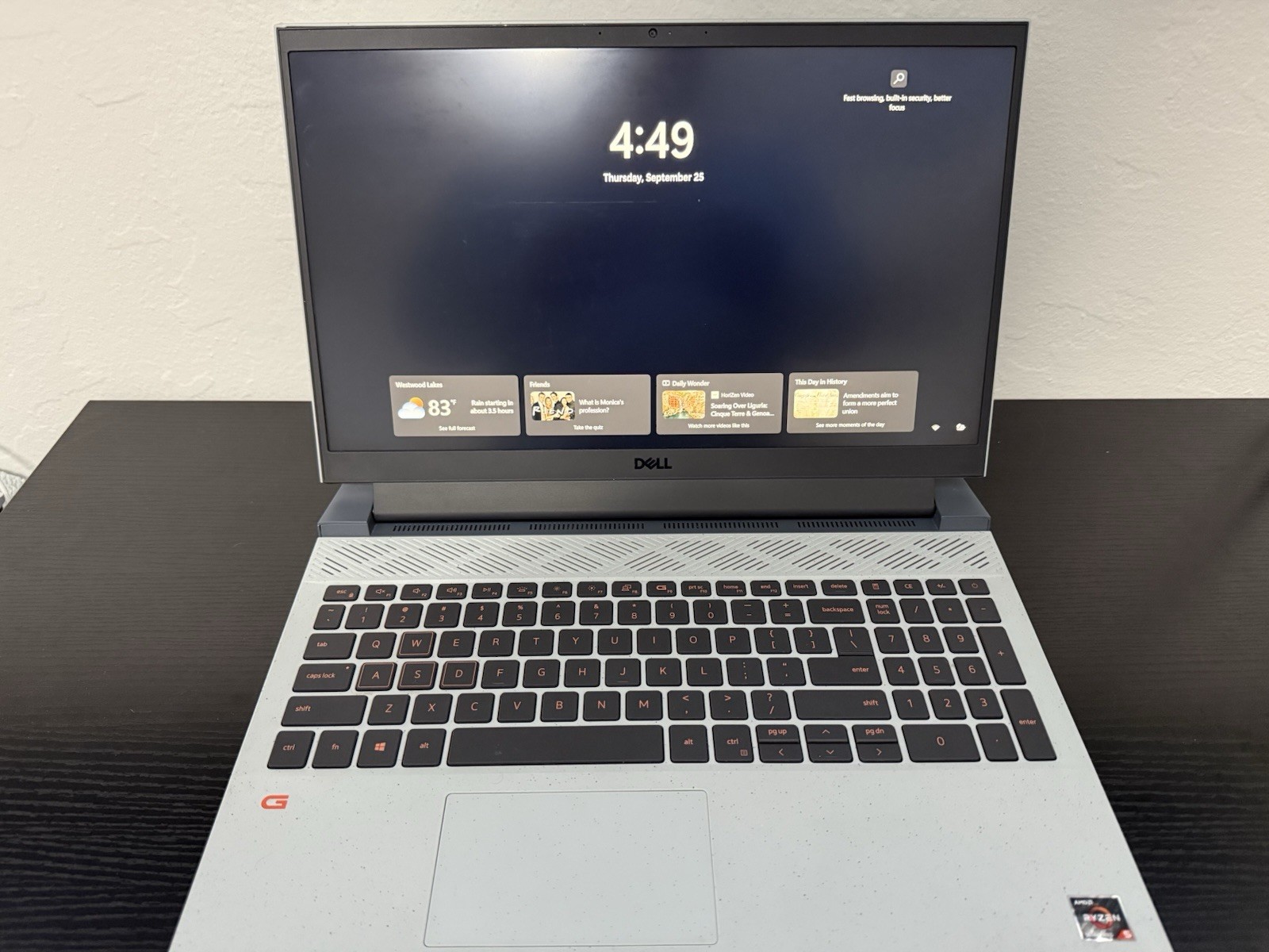 Dell G15 5515 Laptop AMD Ryzen 7, 5800H, 8GB RAM, 500GB HDD, Gaming Edition