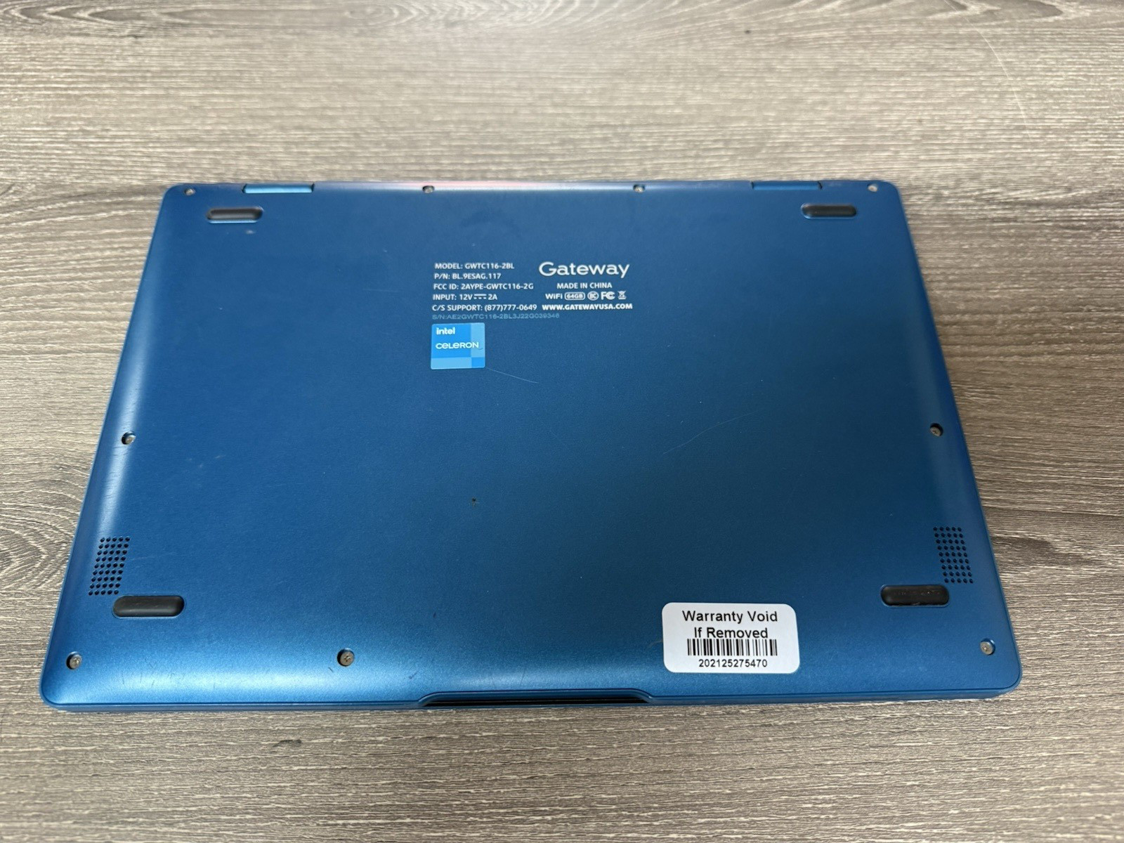 Gateway GWTC116-2BL Intel Celeron n4020 1.1 GHz 4GB RAM 64 GB Touch Screen