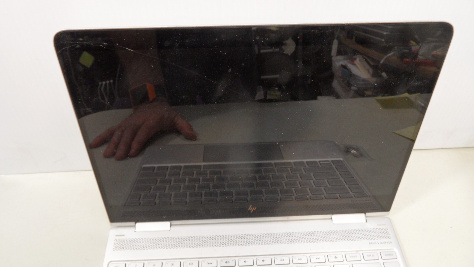 HP 13-ac013dx Laptop For Parts No Power Cracked Screen See Pictures