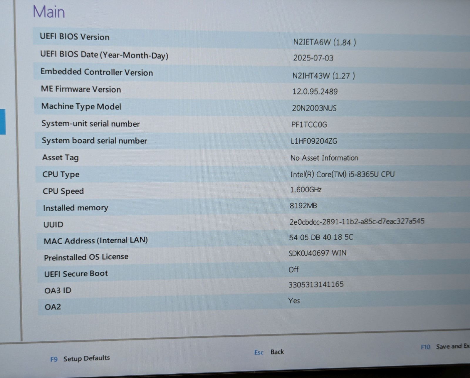 Lot of 2 Lenovo ThinkPad T490 14″ Laptop Intel Core i5-8365U 1.60GHz 8GB RAM