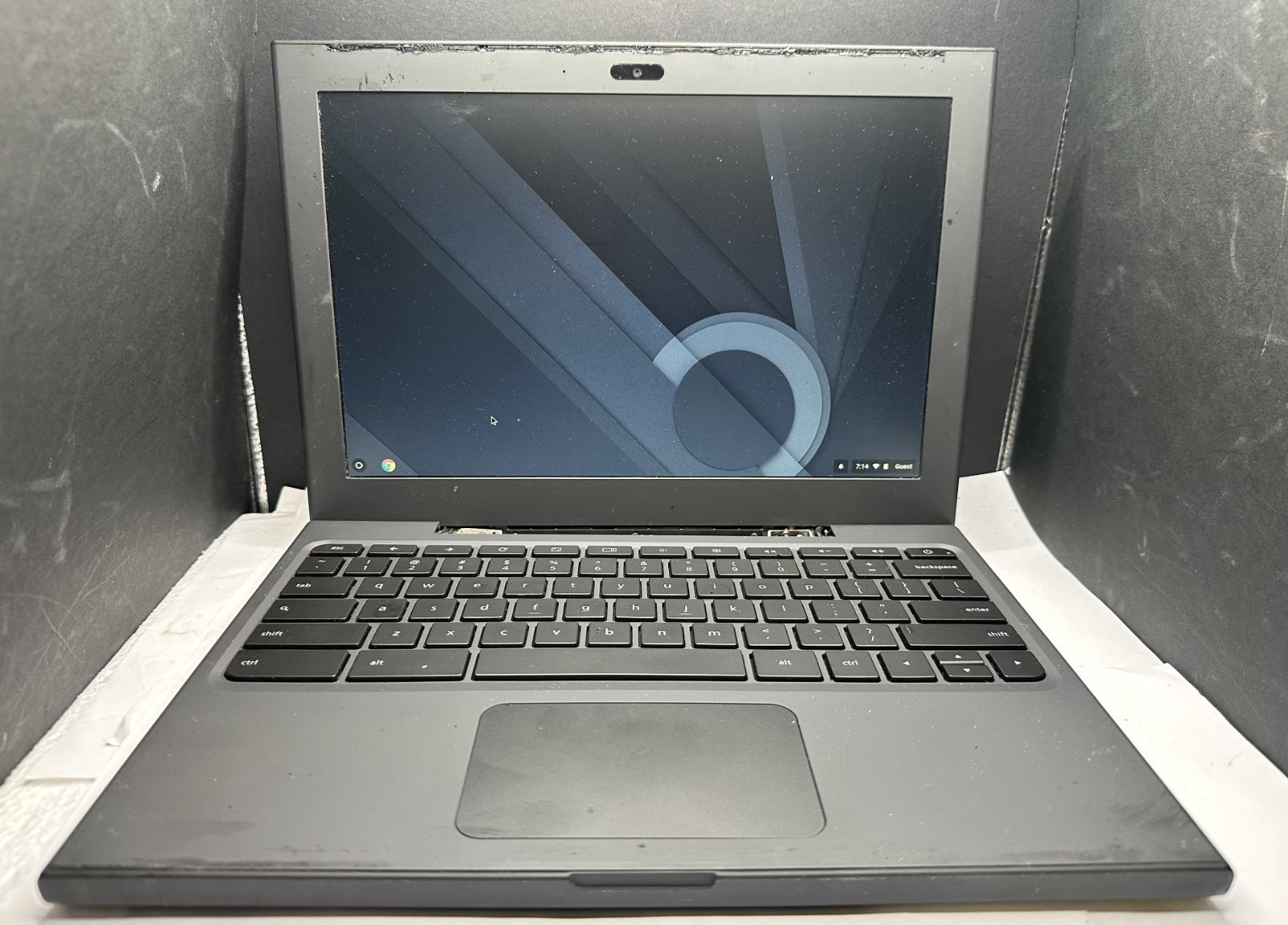 RARE GOOGLE CR-48 MARIO PONY 6101 PILOT PROGRAM TEST CHROMEBOOK, STRICTLY AS IS