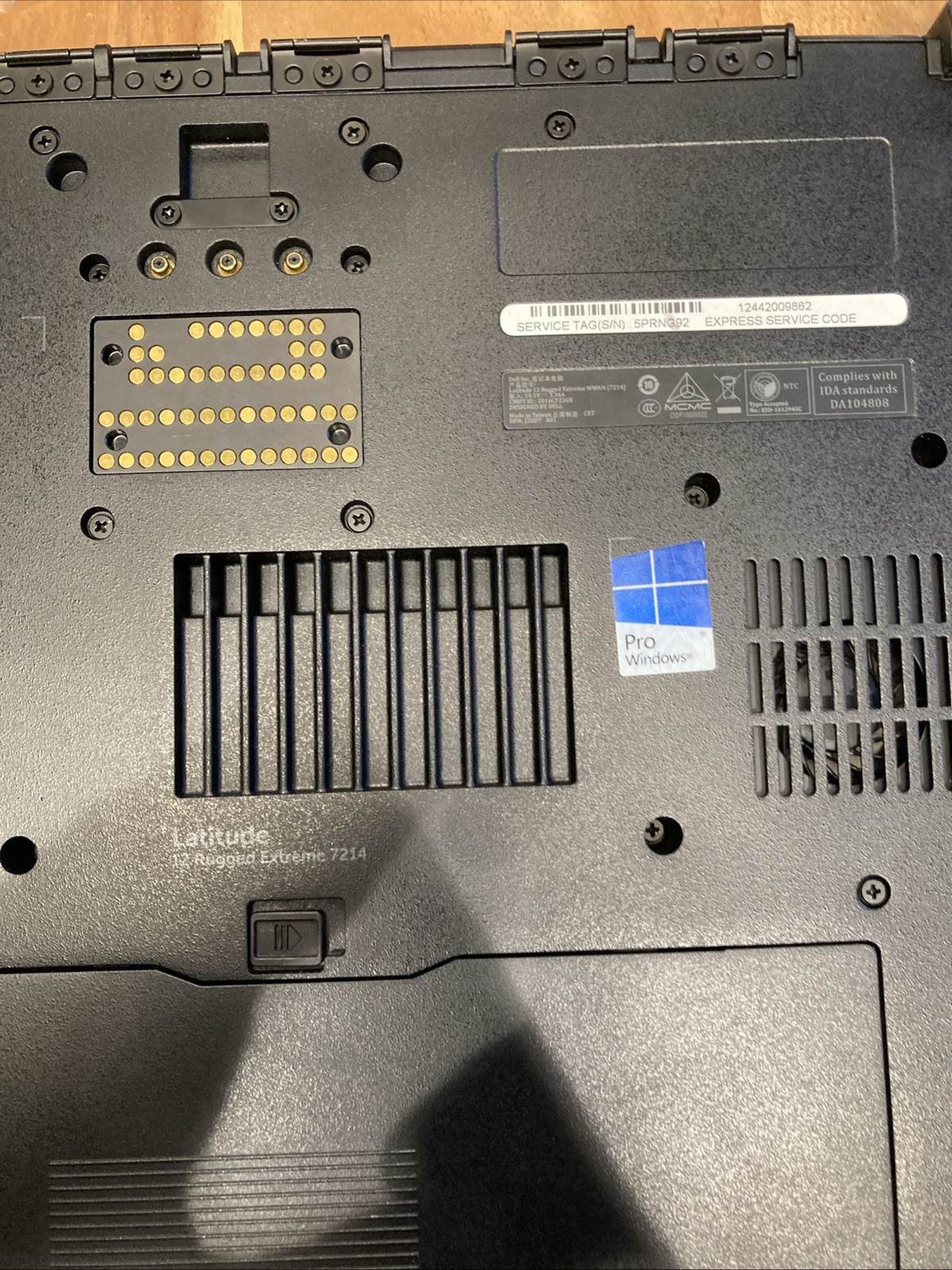 Dell Latitude 7214 Rugged Extreme 12″ i7-6600U 8GB RAM No Ssd(has Caddy)