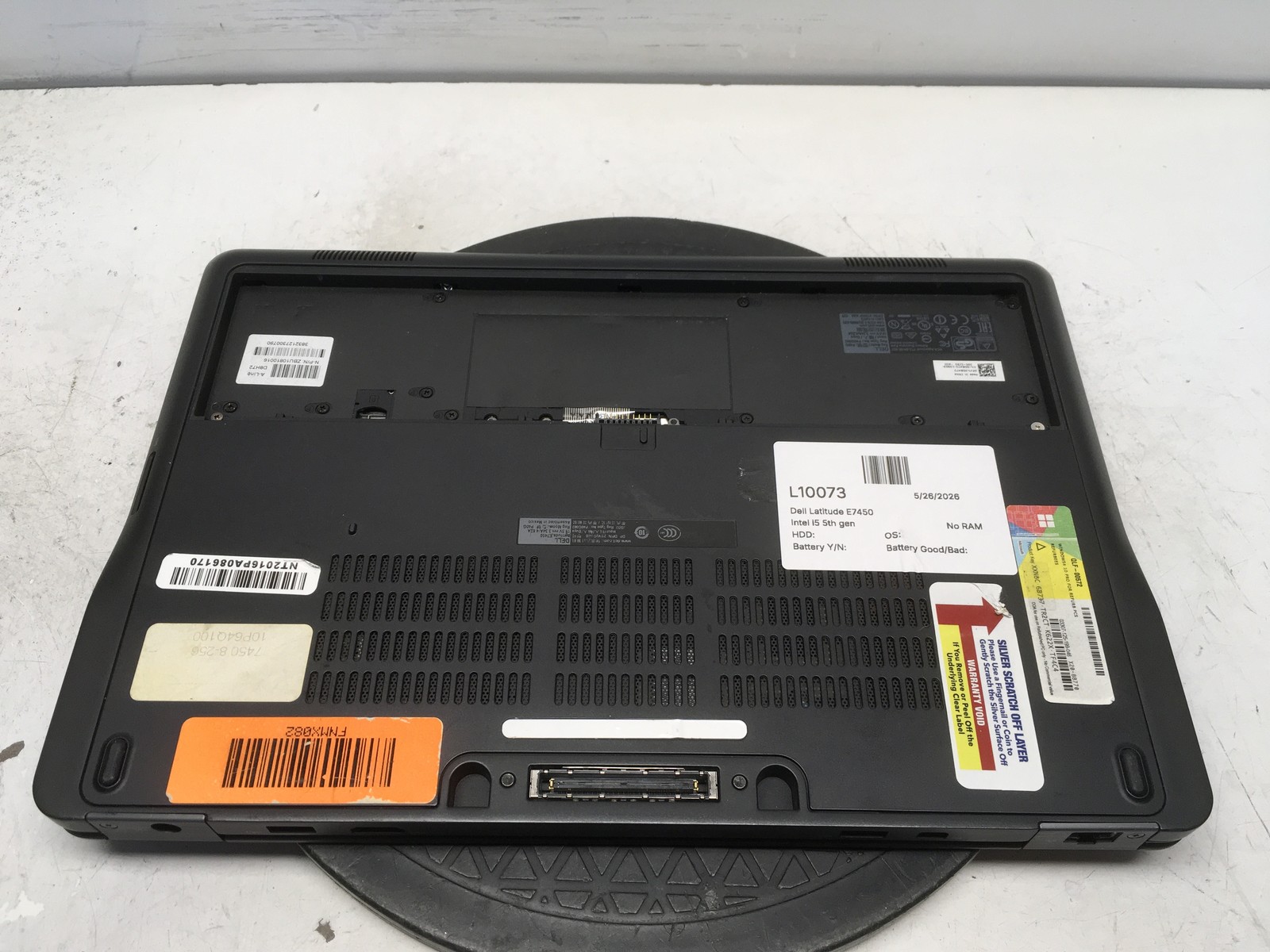 Dell Latitude E7450 Intel i5 5th gen No RAM NO HDD No Batt