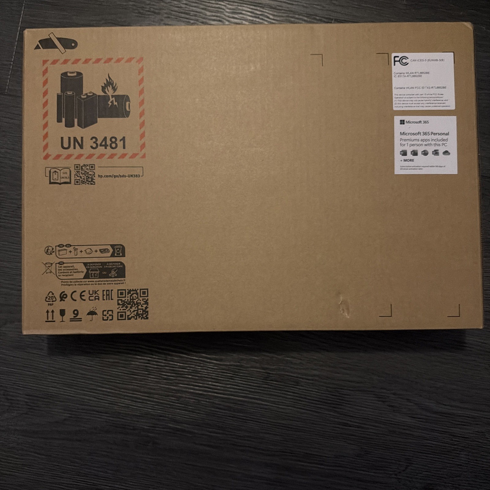 HP 14″ HD Laptop AMD Athlon 7120U 4GB RAM LPDDR5 128GB SSD New 14-em0002wm Blue