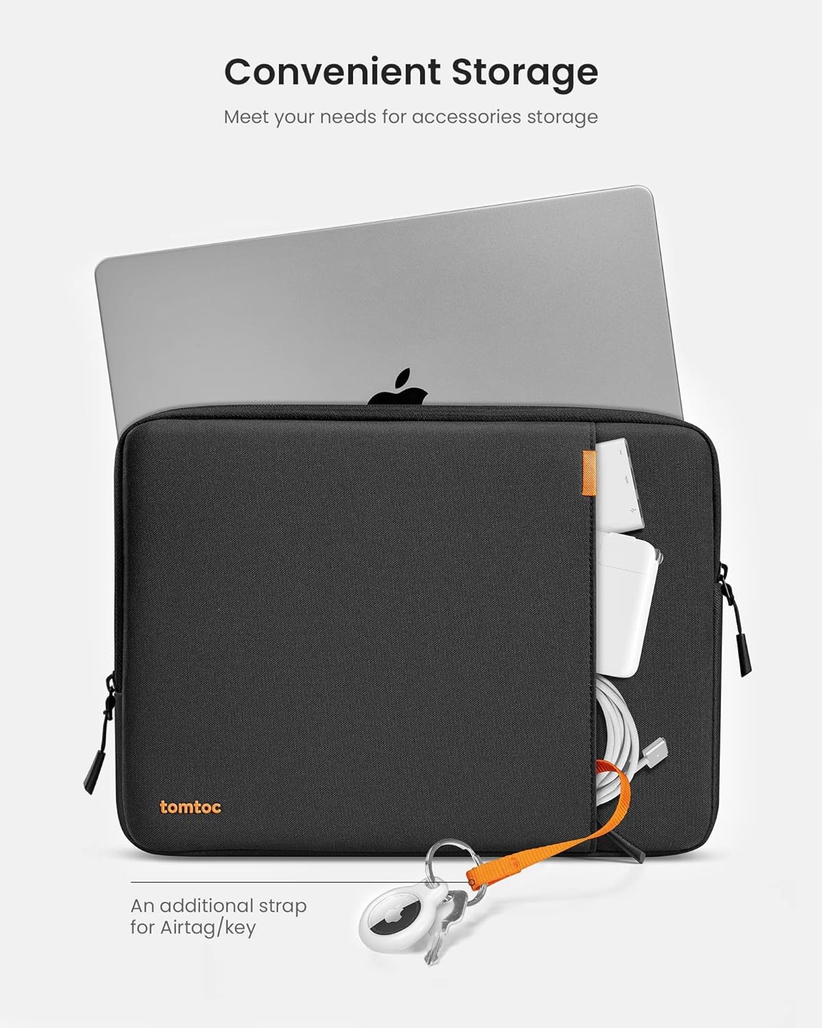 360° Protective Laptop Sleeve for 15-inch New MacBook Air M5/A3448, M4/A3241