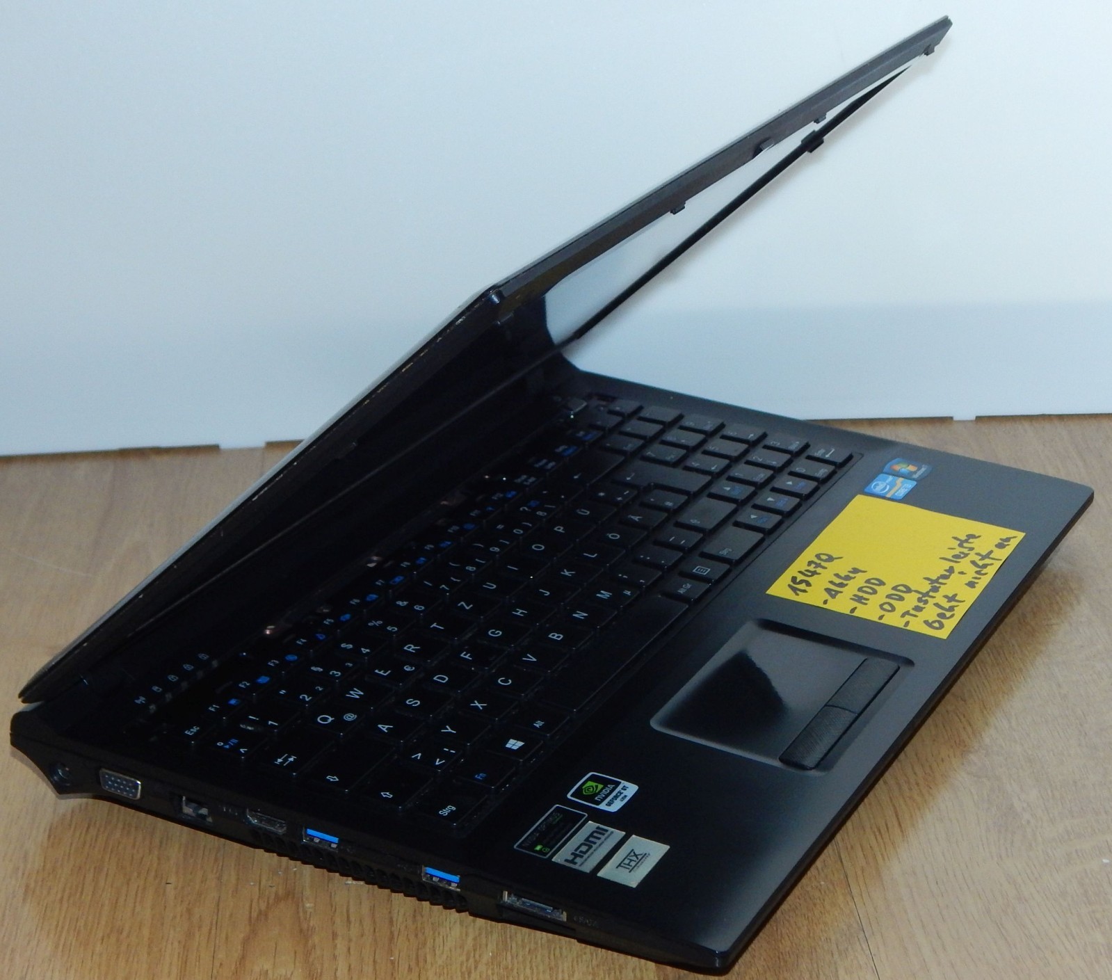 ❌ FAULTY/DAMAGE ❌ Notebook Laptop Terra Mobile 1547Q Does Not Power On❌No HDD/ODD❌