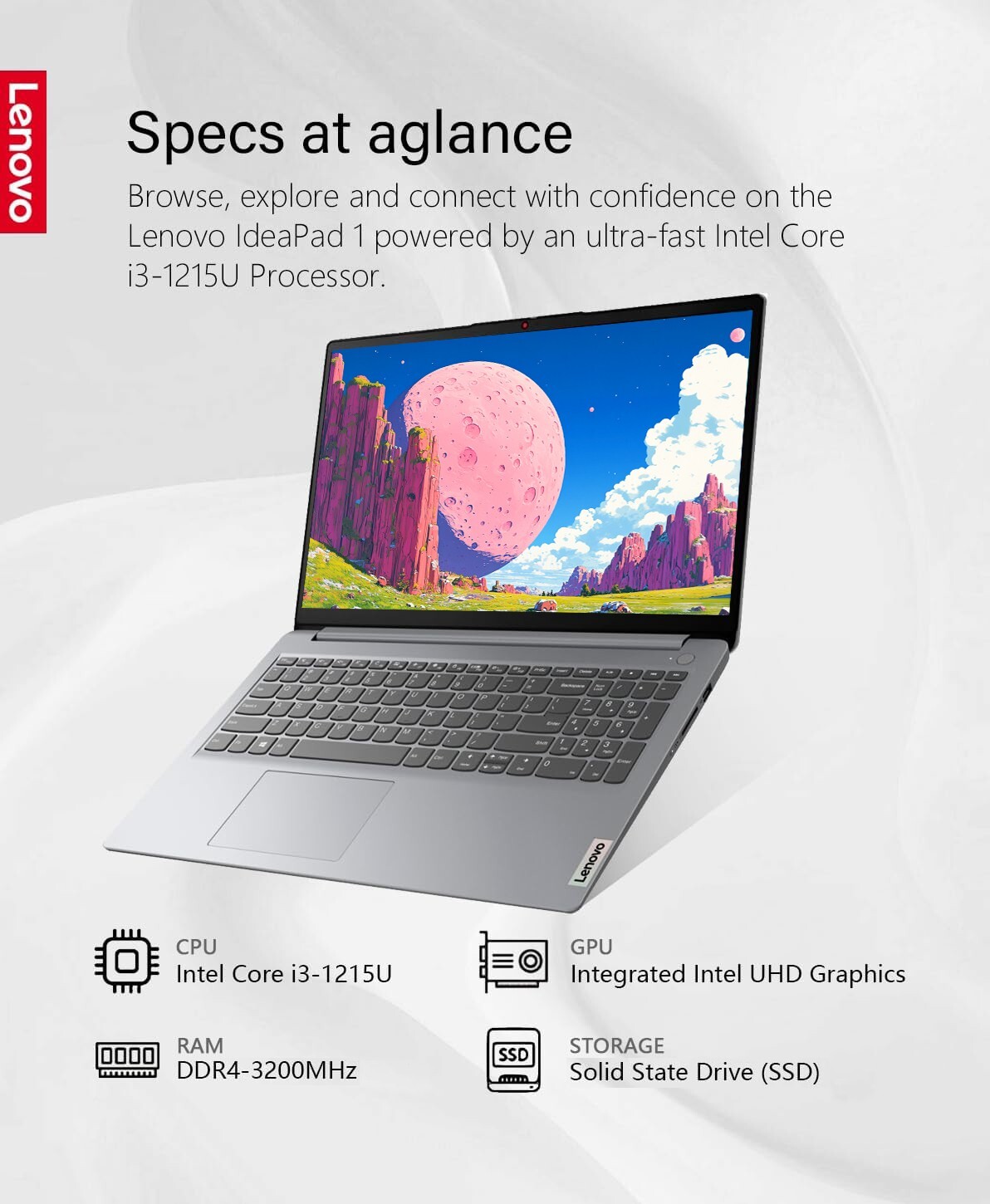 Lenovo 2024 Laptop 15.6″ FHD Touchscreen Intel i3-1215U Up to 40GB RAM & 2TB SSD