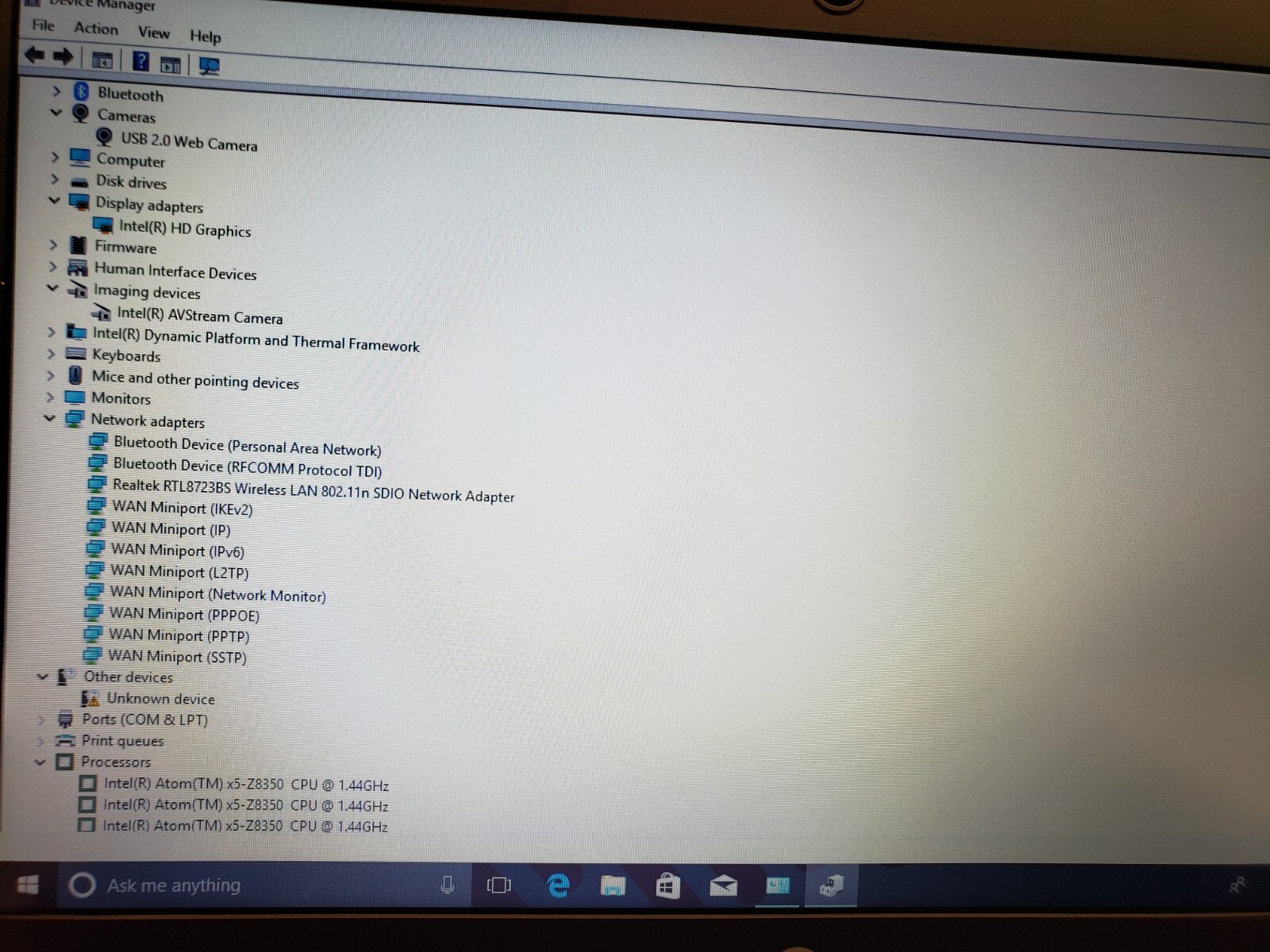 Teqnio Ultra Slim Laptop ELL1201T 12.5″ Windows 10 32GB SSD 2GB Intel Atom