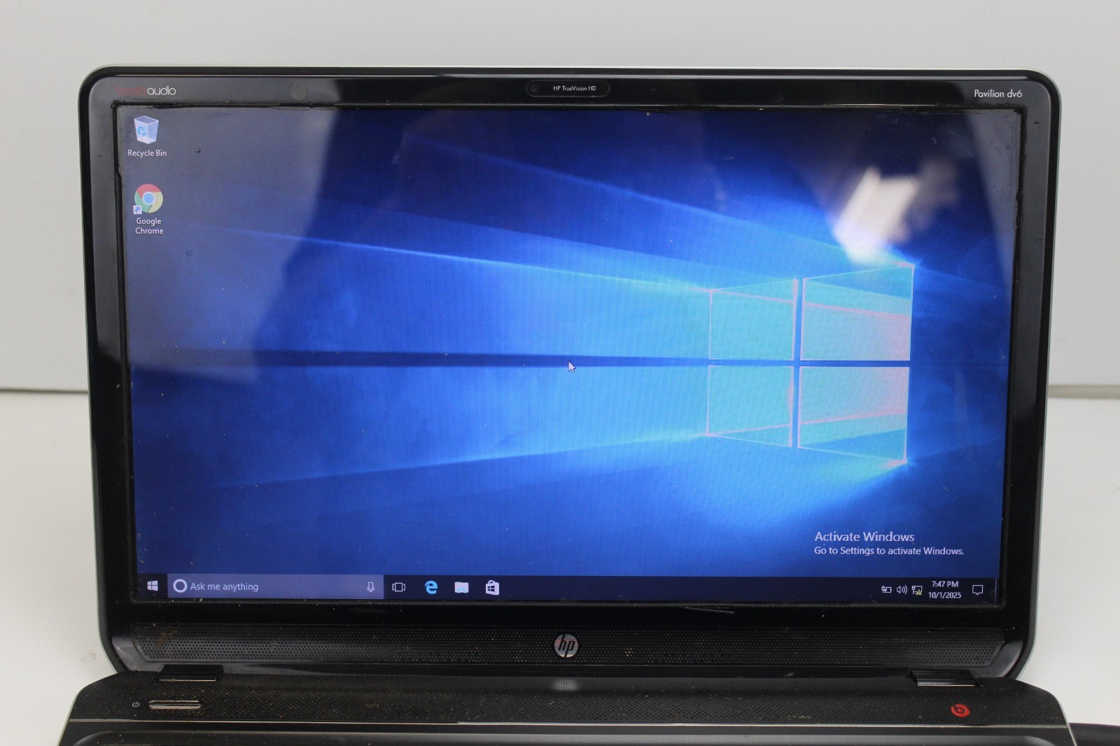 HP Pavilion DV6 15.6″ Laptop i7-3610QM, 750GB HDD 8GB RAM, For Parts or Repair