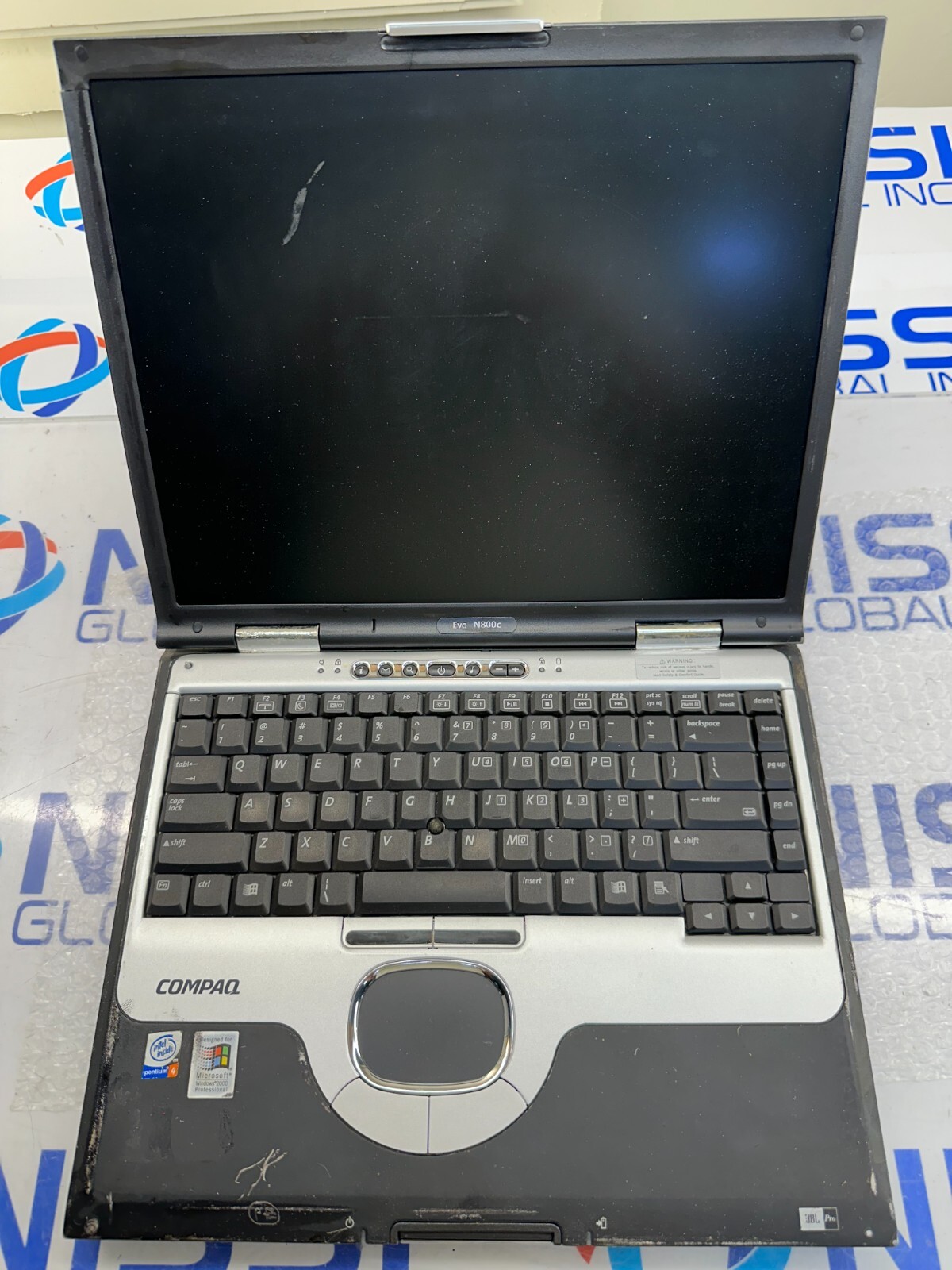 Vintage Compaq PP2130 Evo N800c Pentium 4 2.2GHz 512MB 60GB
