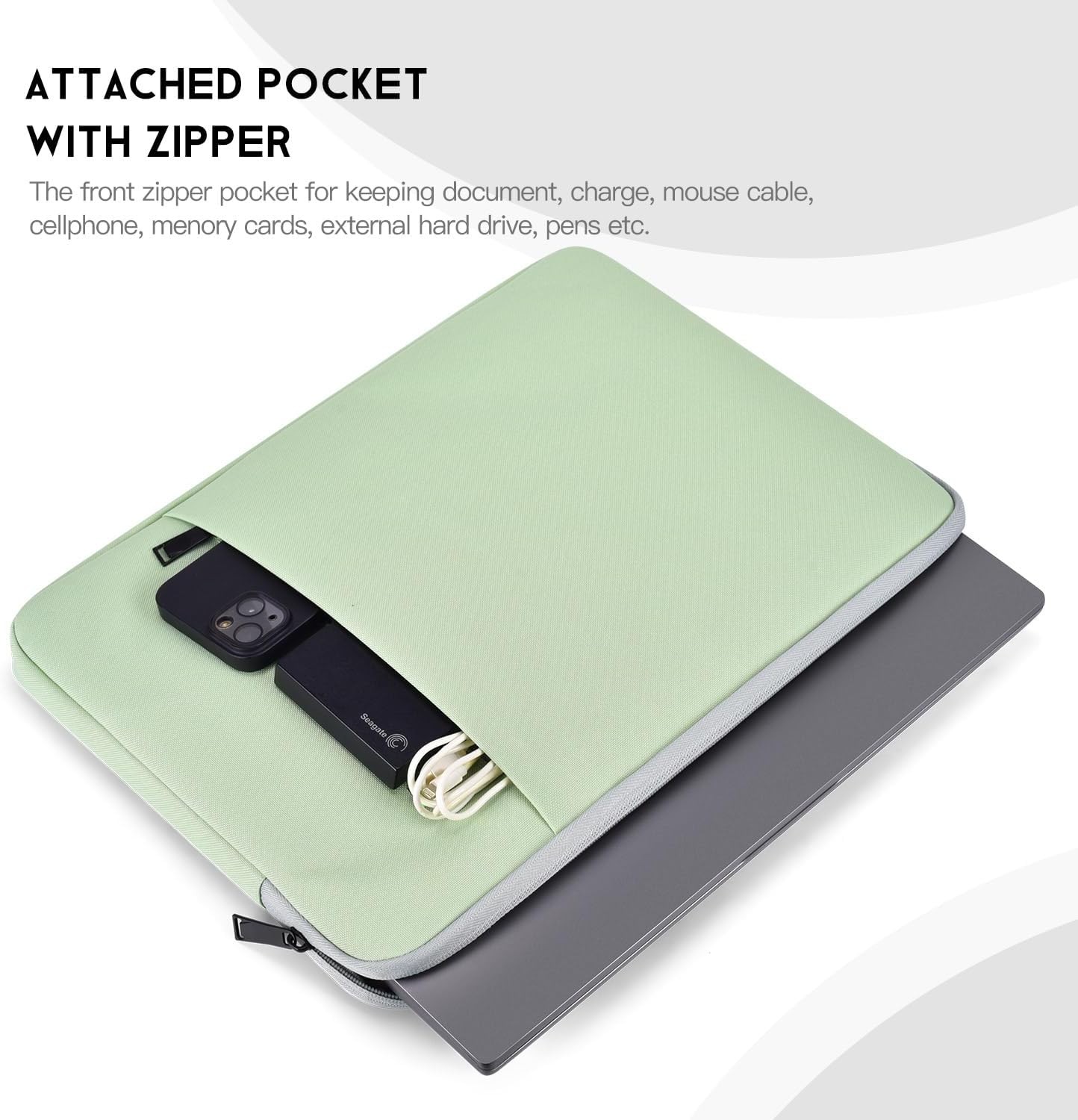 Laptop Sleeve Case 15.6 16 inch, Shockproof Protective Computer Carrying Cover
