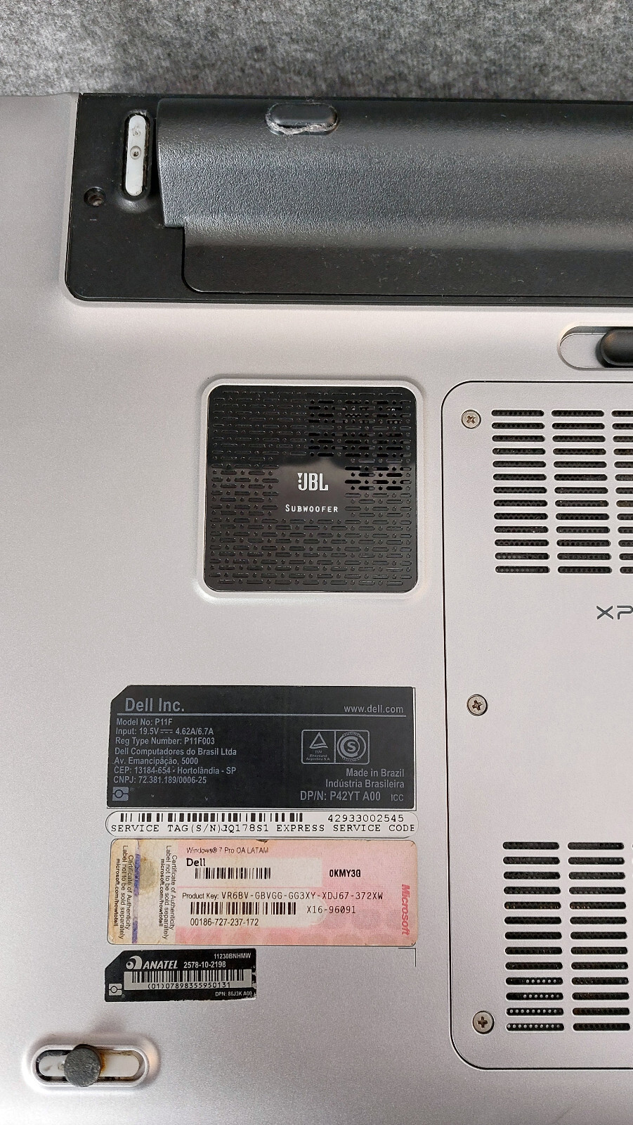 Laptop Dell XPS L502X