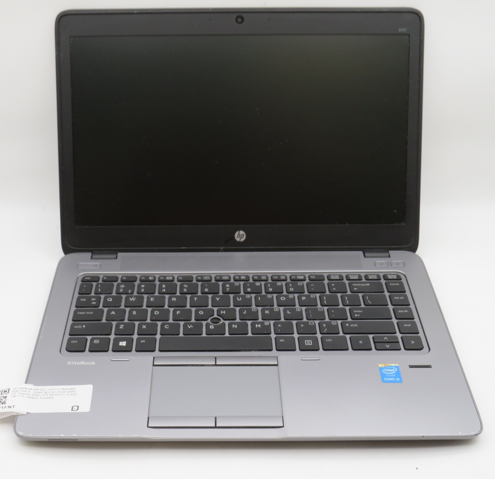 HP Elitebook 840 G2 i5-5200U @ 2.2GHz 8GB DDR3 240 GB SATA SSD No OS
