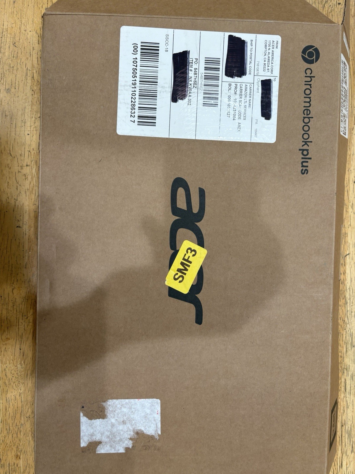 Acer Chromebook Plus 514 – 14in 8GB 128GB AMDRyzen3 2.4GHz
