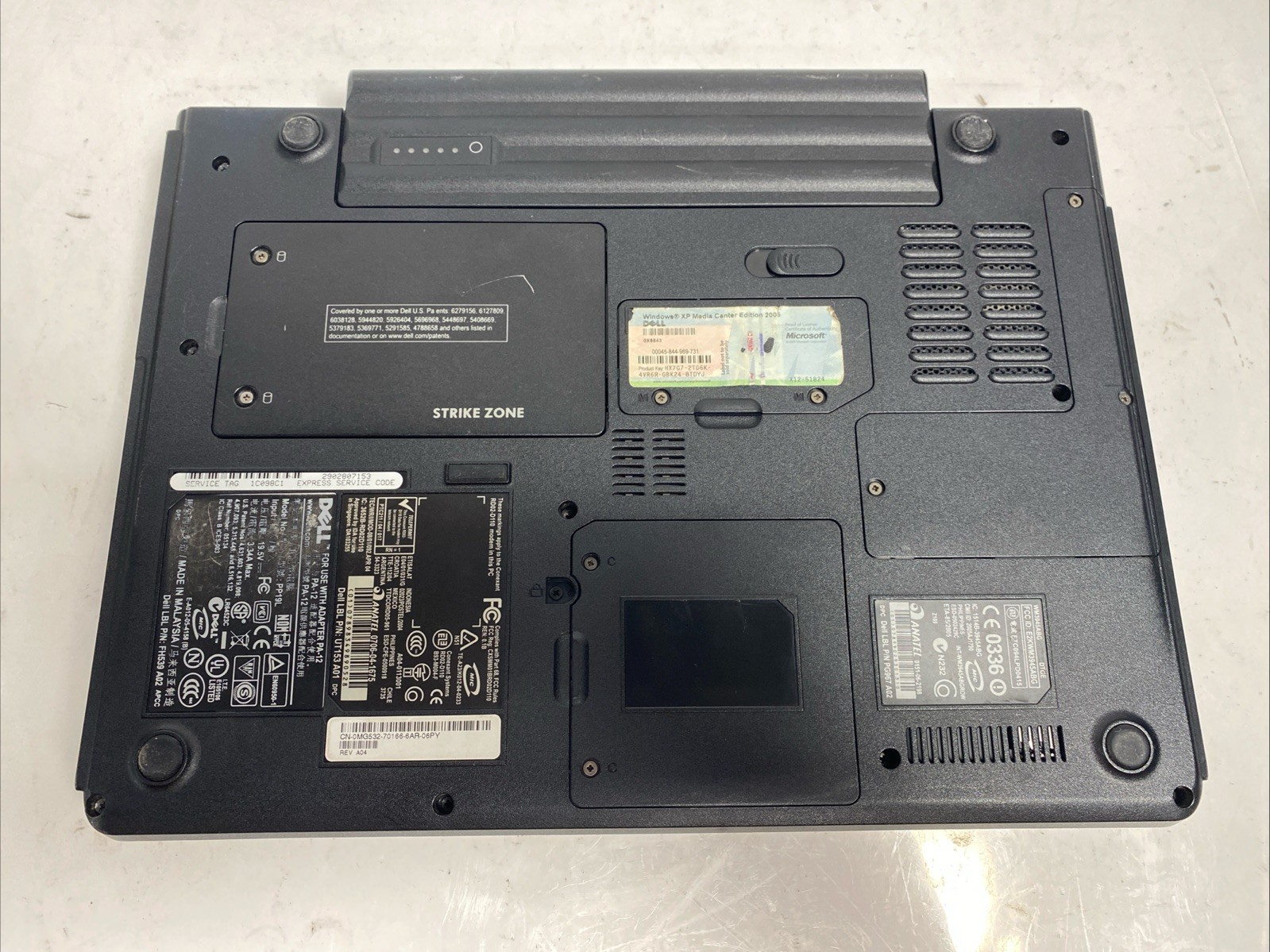 Dell Inspiron E1405 Intel Core Duo No HDD/OS
