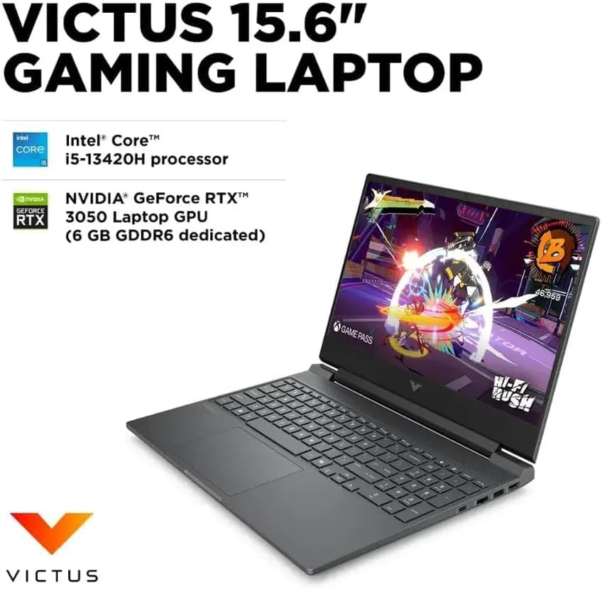 HP Victus 15.6″ 144Hz Full HD Gaming Laptop Intel Core i5 13420H 8GB RAM 512GB