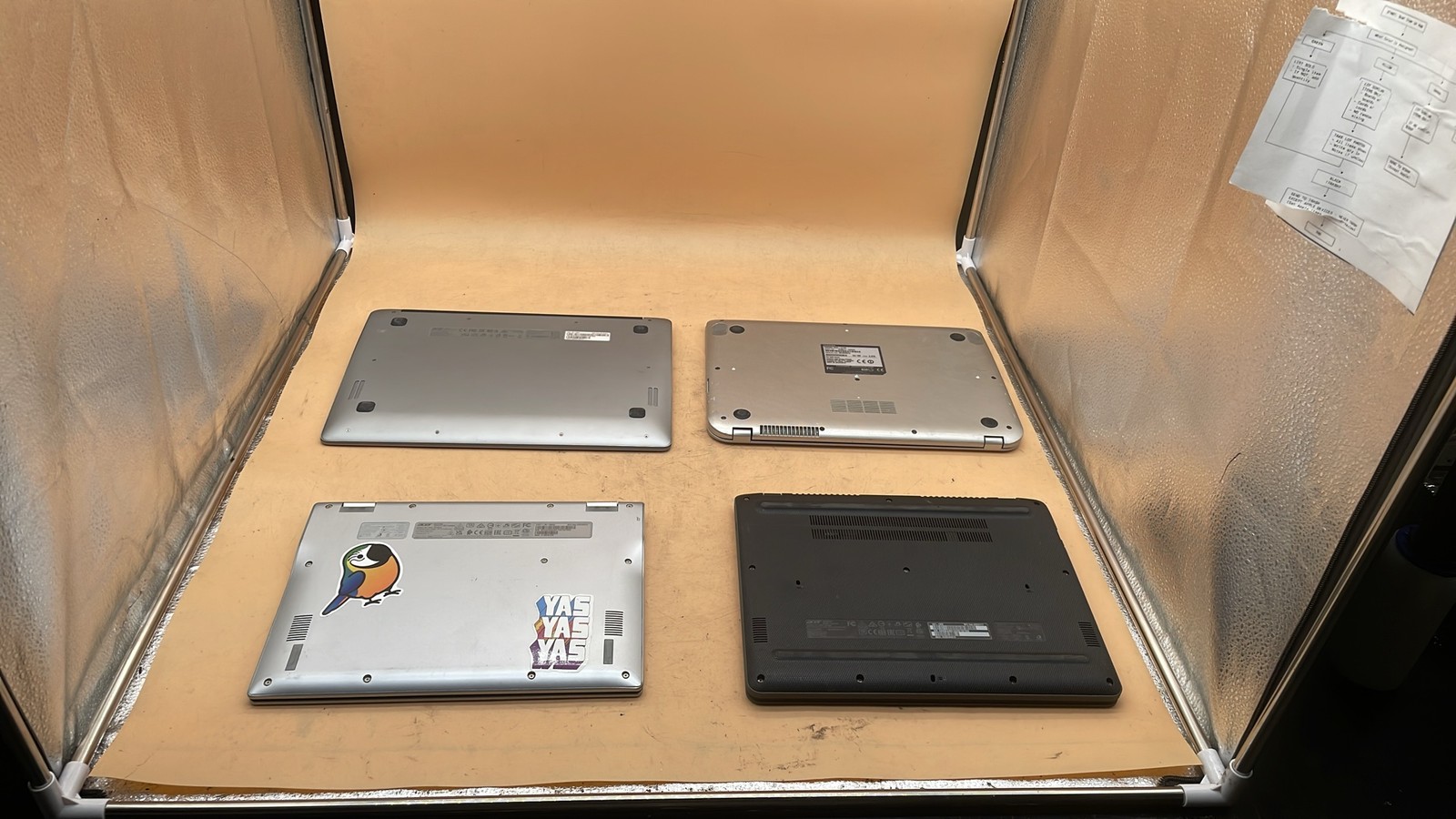 Acer CB3-431/CP311-3H/C871 & Toshiba CB30-A3120 No HDD Laptop Lot of 4