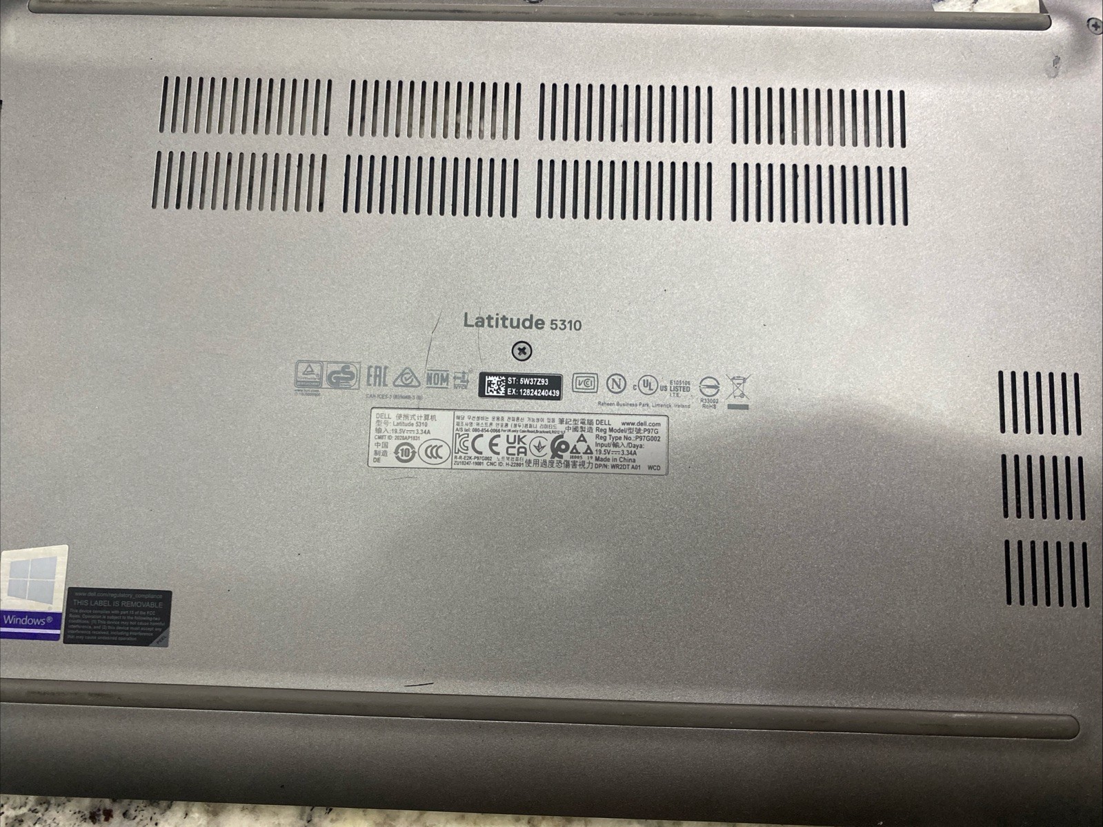 Dell Latitude 5310 13.3″ FHD i7-10610U 1.80GHz 16GB RAM 512GB SSD Windows 10