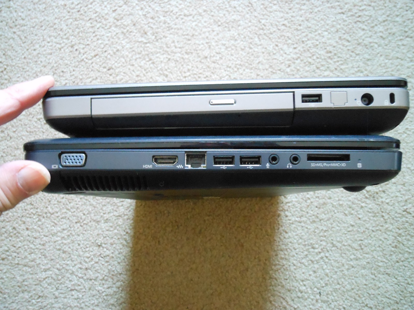 LOT OF 2 – HP G62 AMD Athlon II Dual-core 2.20MHz 4GB HDD WINDOWS 10”