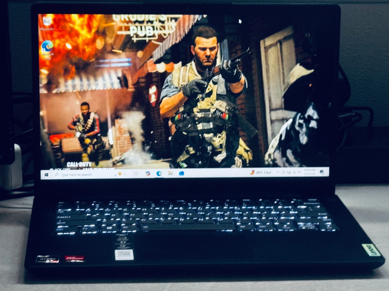 Lenovo IdeaPad Gaming Laptop-AMD Ryzen 5-12GB RAM-256GB-2GB VIDEO-12hr. Battery