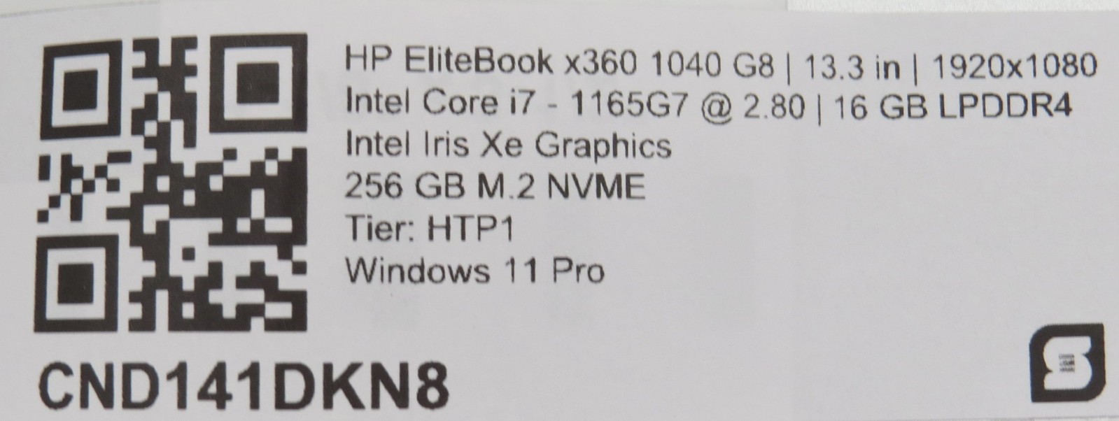 HP EliteBook x360 1040 G8 i7-1165G7 16GB DDR4 256GB m2 13.3″ Touch Win 11 Pro
