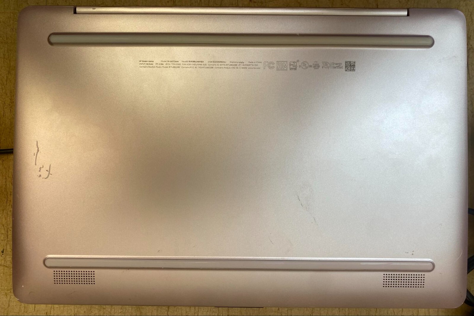 HP Stream 14-cb172wm 14″ Celeron N4000c 1.1GHz 4GB RAM 64GB