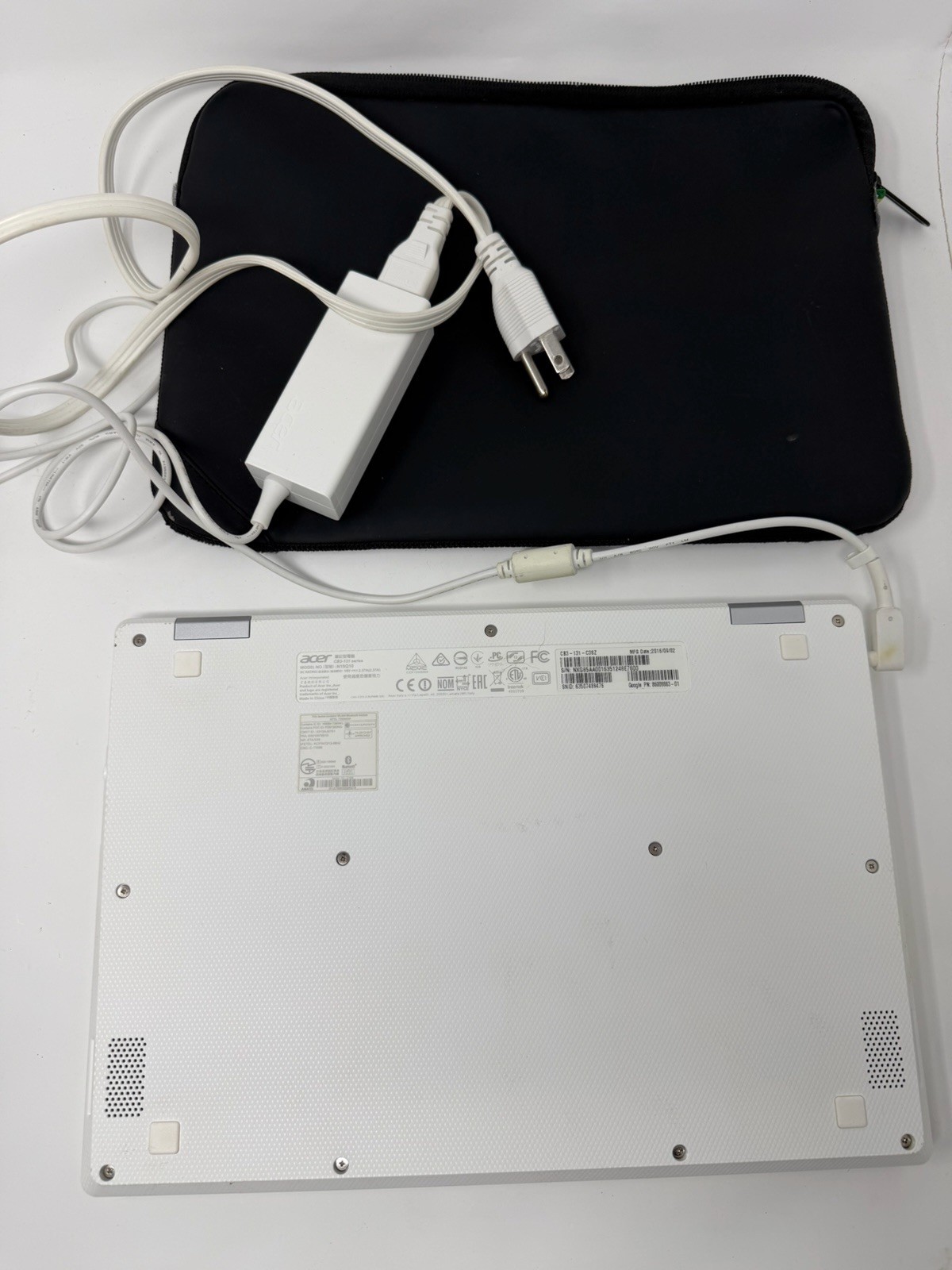 ACER Chromebook 11 CB3-131 N15Q10 Dual Celeron N2840 2.16GHz 11.5″ 16GB SSD 2GB