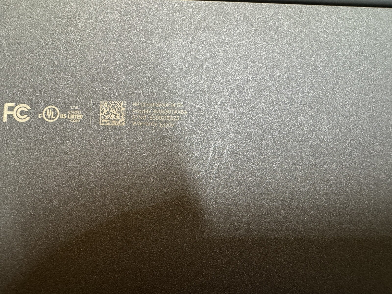 HP ChromeBook 14 G5 Intel Celeron 4GB RAM (READ AD) FOR PARTS