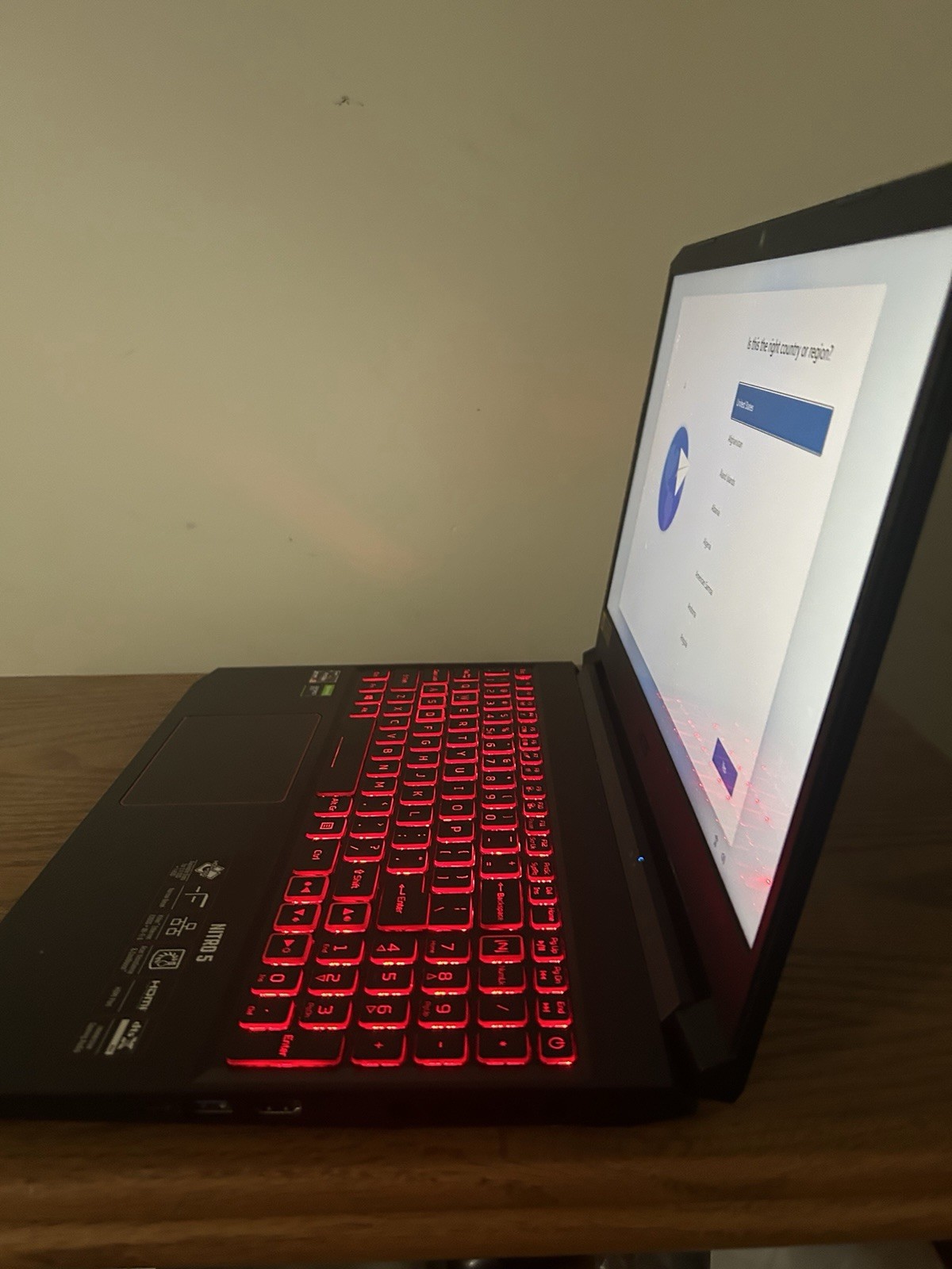Acer Nitro 5 15.6 in AMD Ryzen 5 8GB RAM NVIDIA GeForce GTX 1650 256GB SSD