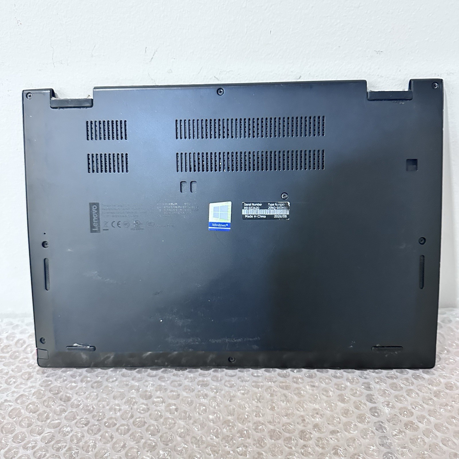 Lenovo X390 Yoga 13.3” i5-8365U 1.6GHz, 16GB Ram, No SSD, Motherboard, Keys Good