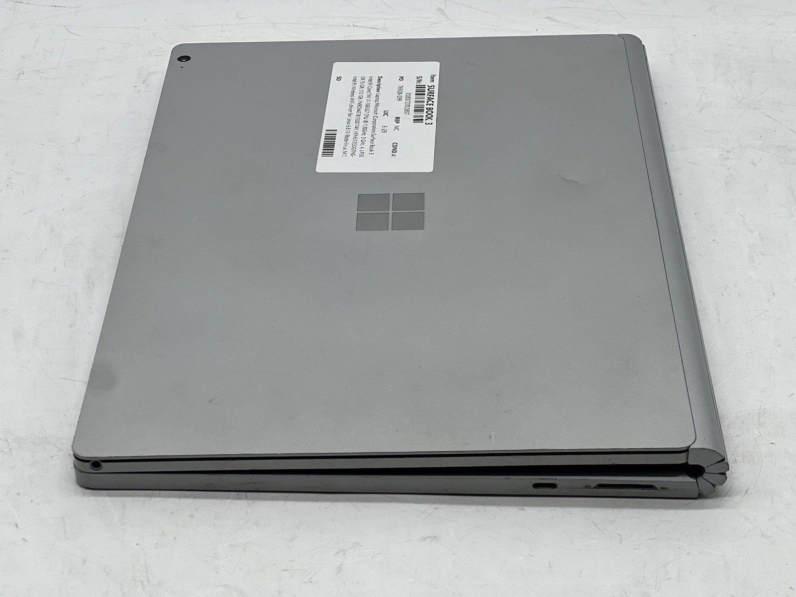 Microsoft Surface Book 3, Core i7-1065G7, 1.30GHz, 32GB, 512GB NVMe-No HDD/OS/AC