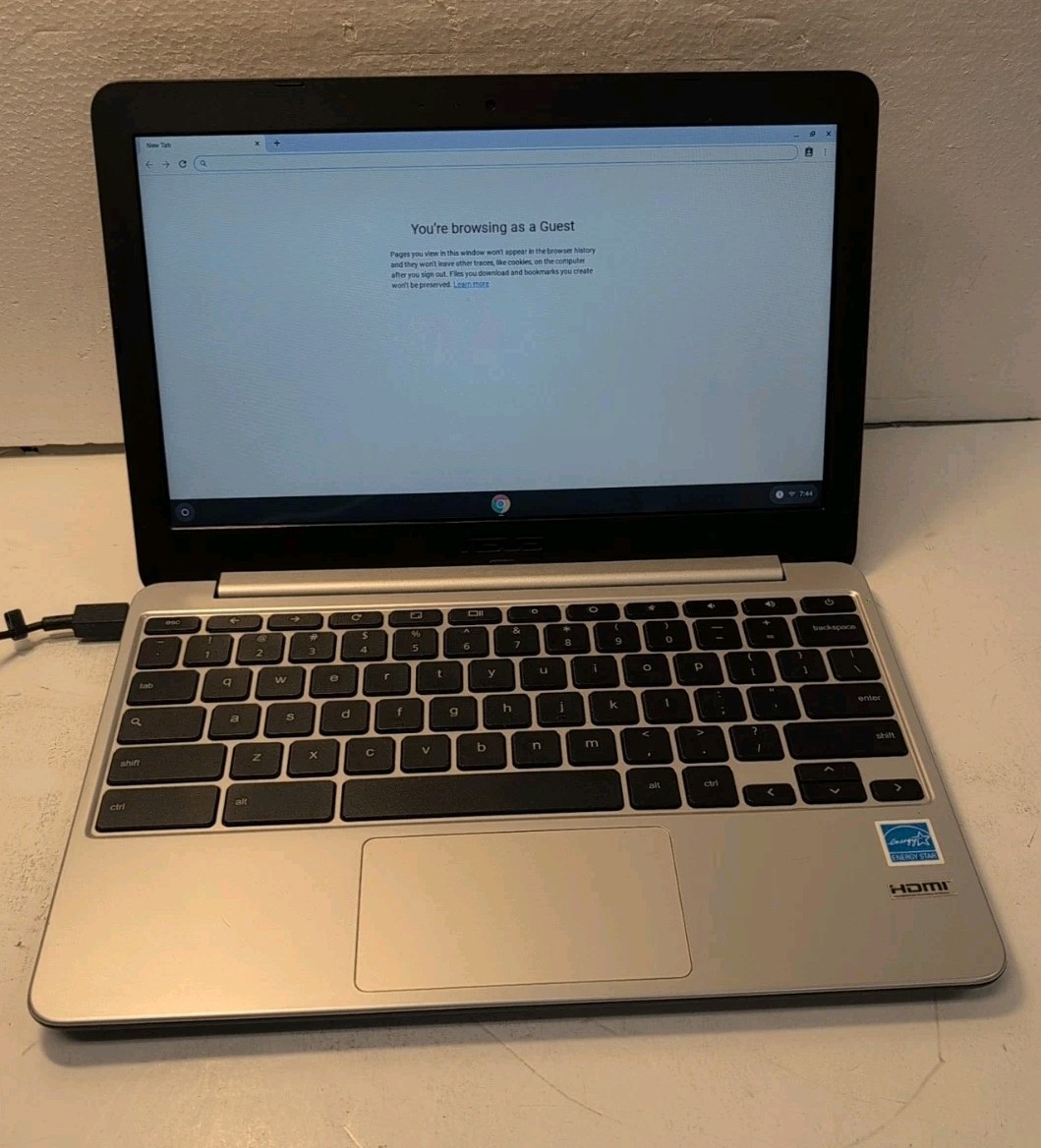 🔥 ASUS C201P 11 inch Chromebook ARM V7 CPU/4GB RAM/ 16GB eMMC w/ CHARGER –