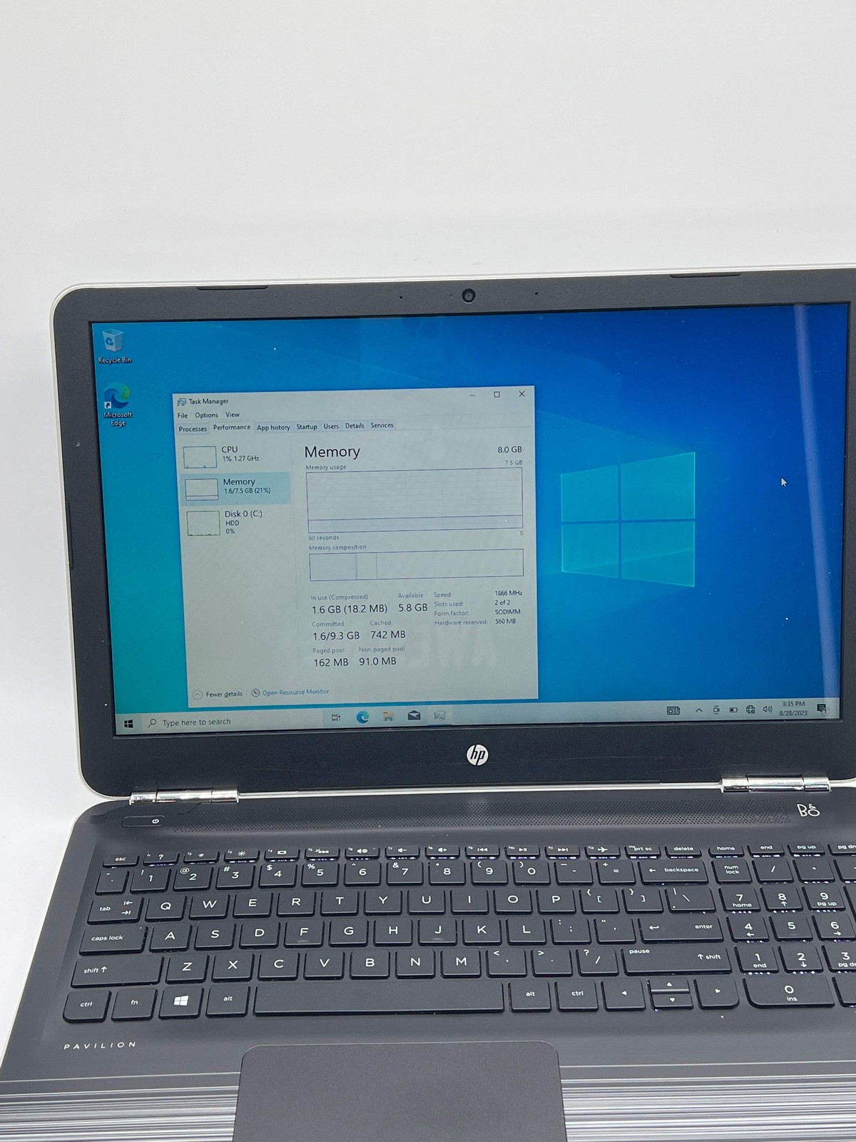 HP Pavilion 15-aw053nr AMD A12-9700P 8GB RAM 1TB HDD – For Parts (Read)