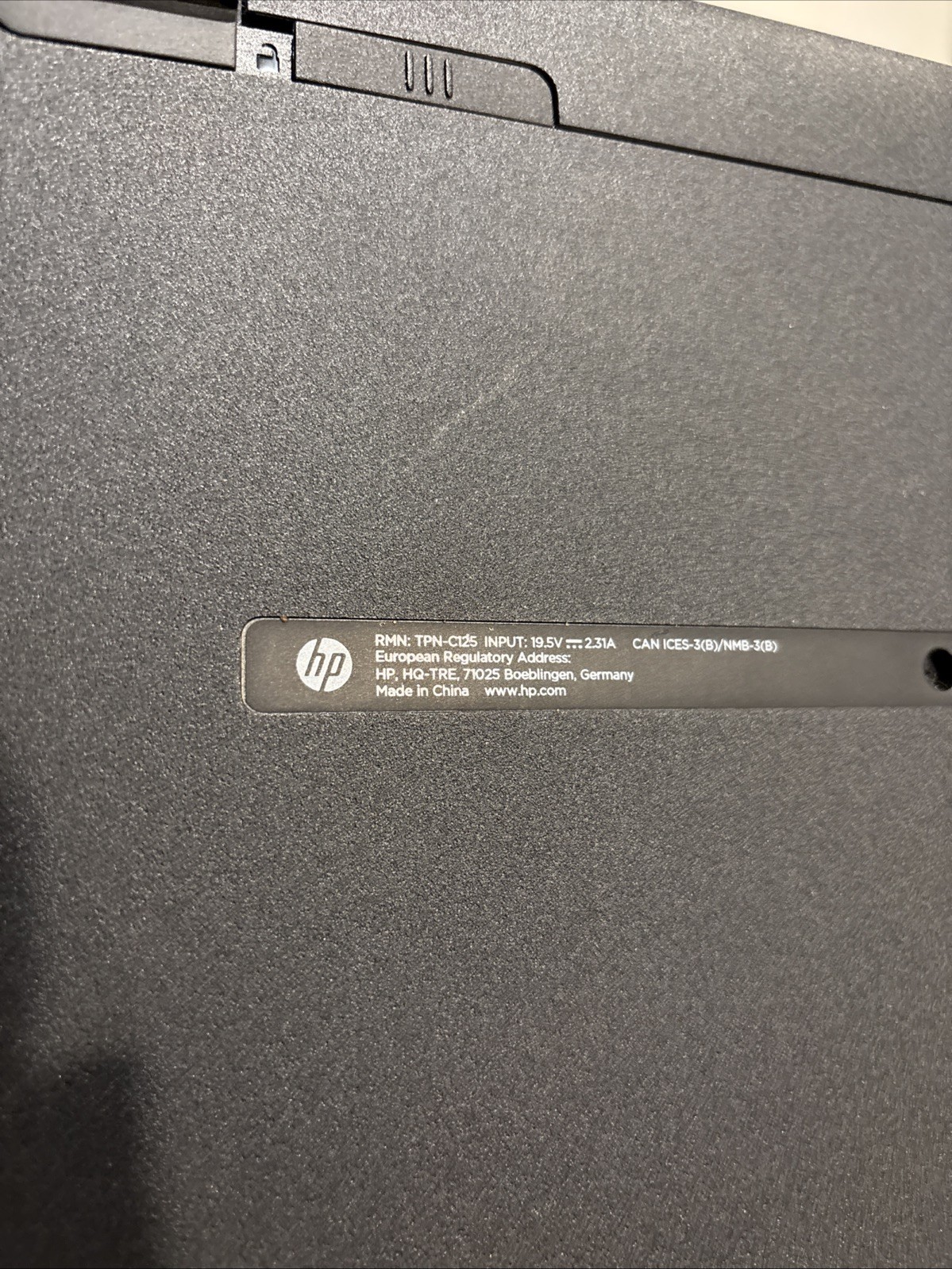 HP notebook Intel Core i5 Inside Laptop Windows 10 Touchscreen Damage