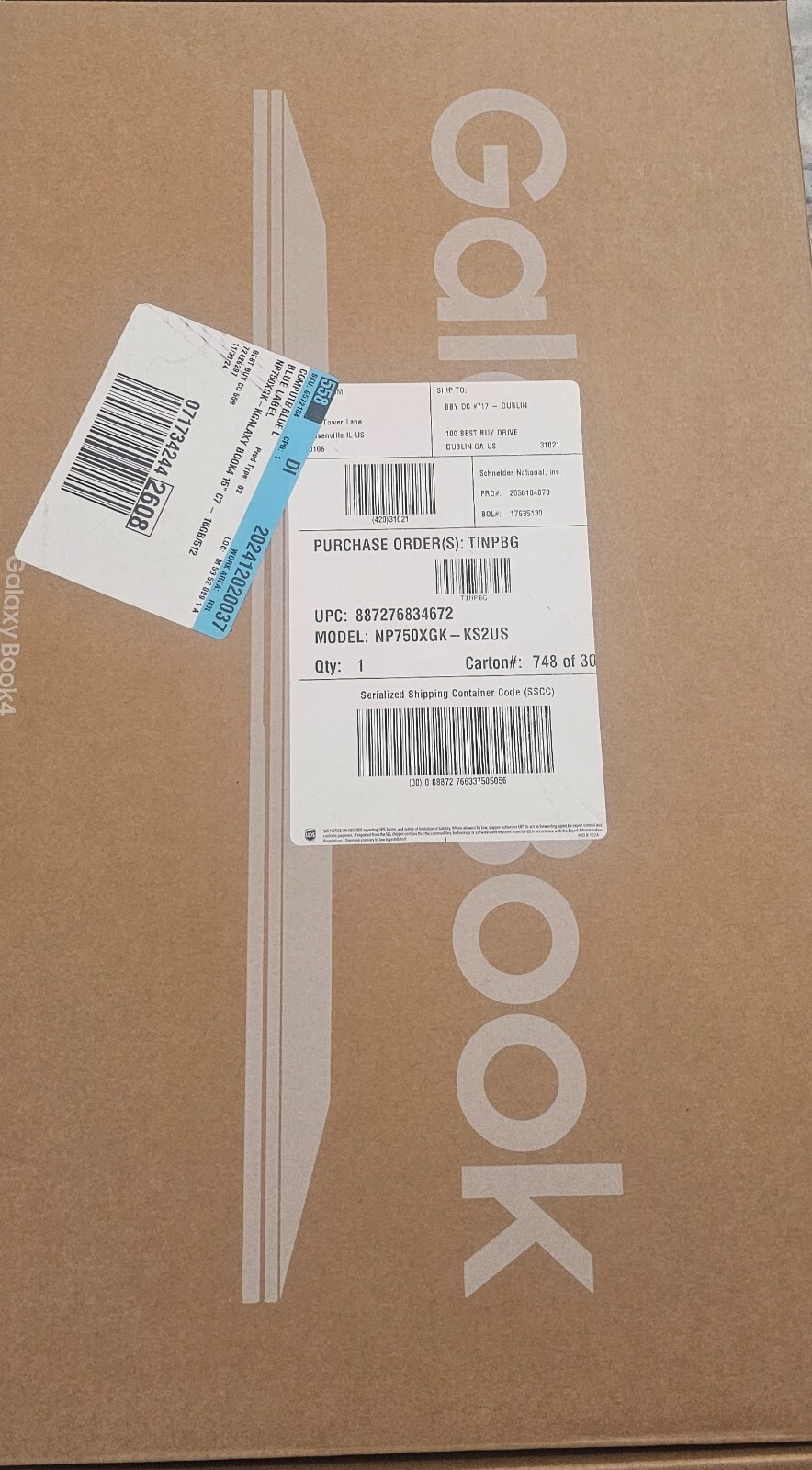 Sealed! Galaxy Book4 15.6″ FHD Laptop – Intel Core 7- 16GB Memory – 512GB