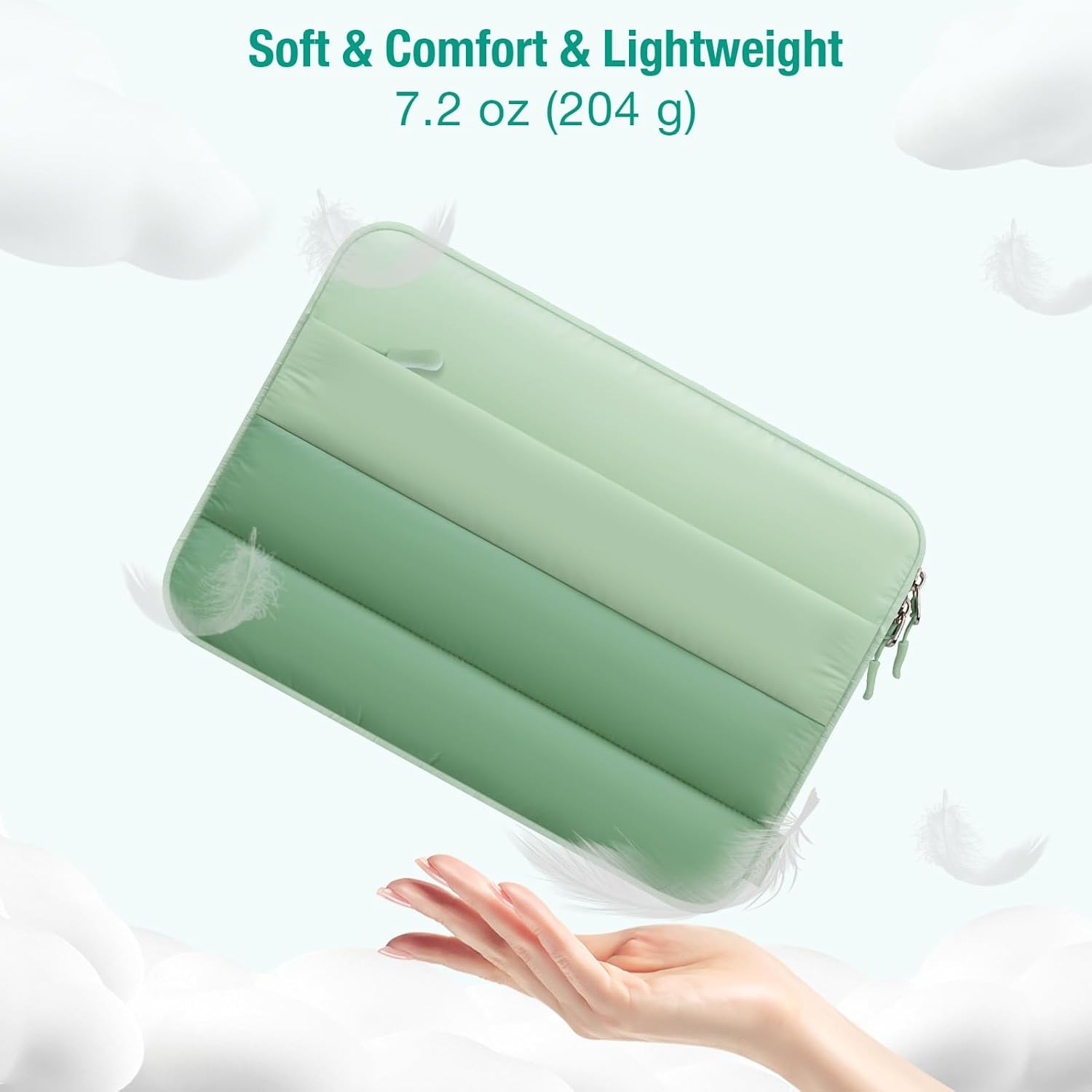13-14 inch Laptop Case, 13.3 inch Puffy Laptop Sleeve for MacBook Air 13 13.6 M3