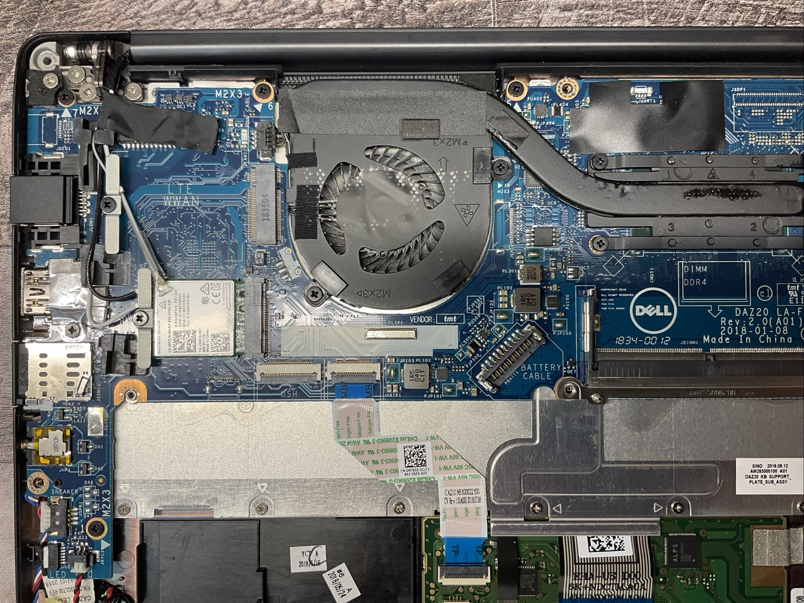 Dell Latitude 7390 / Intel Core i5 7th Gen / BIOS Unlocked / Parts Repair / J3