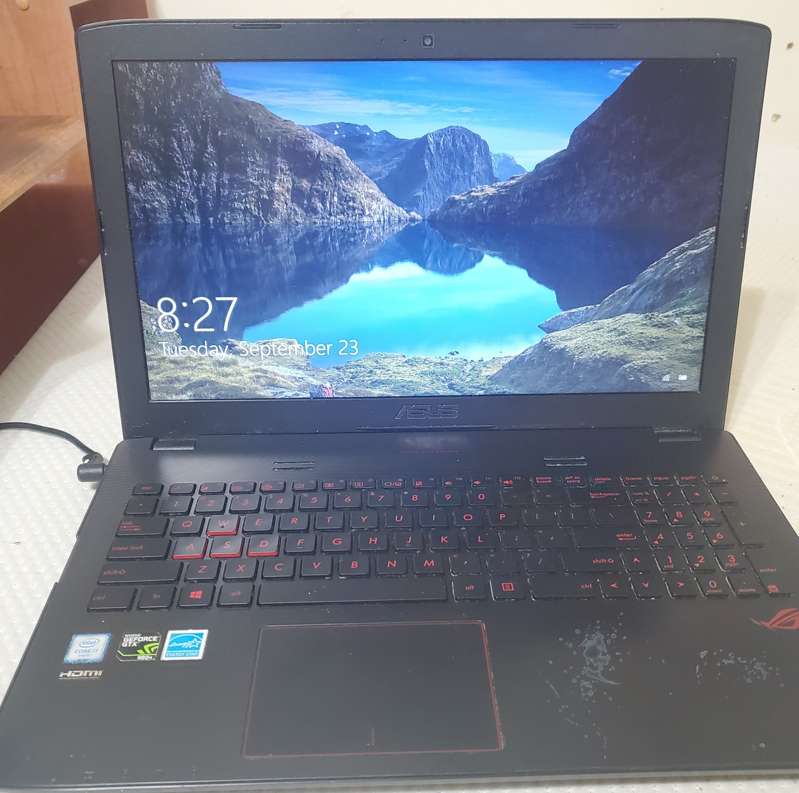 Asus ROG ZX50VW-MS71 Intel Core i7-6700HQ X4 2.6GHz 8GB 1TB 15.6 SEE DESCRIPTION