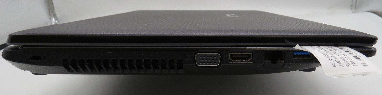 ASUS K55N-15.6″-AMD A8-APU-4500M@1.9GHz-3GB RAM-240GB 2.5 SSD-NO OS