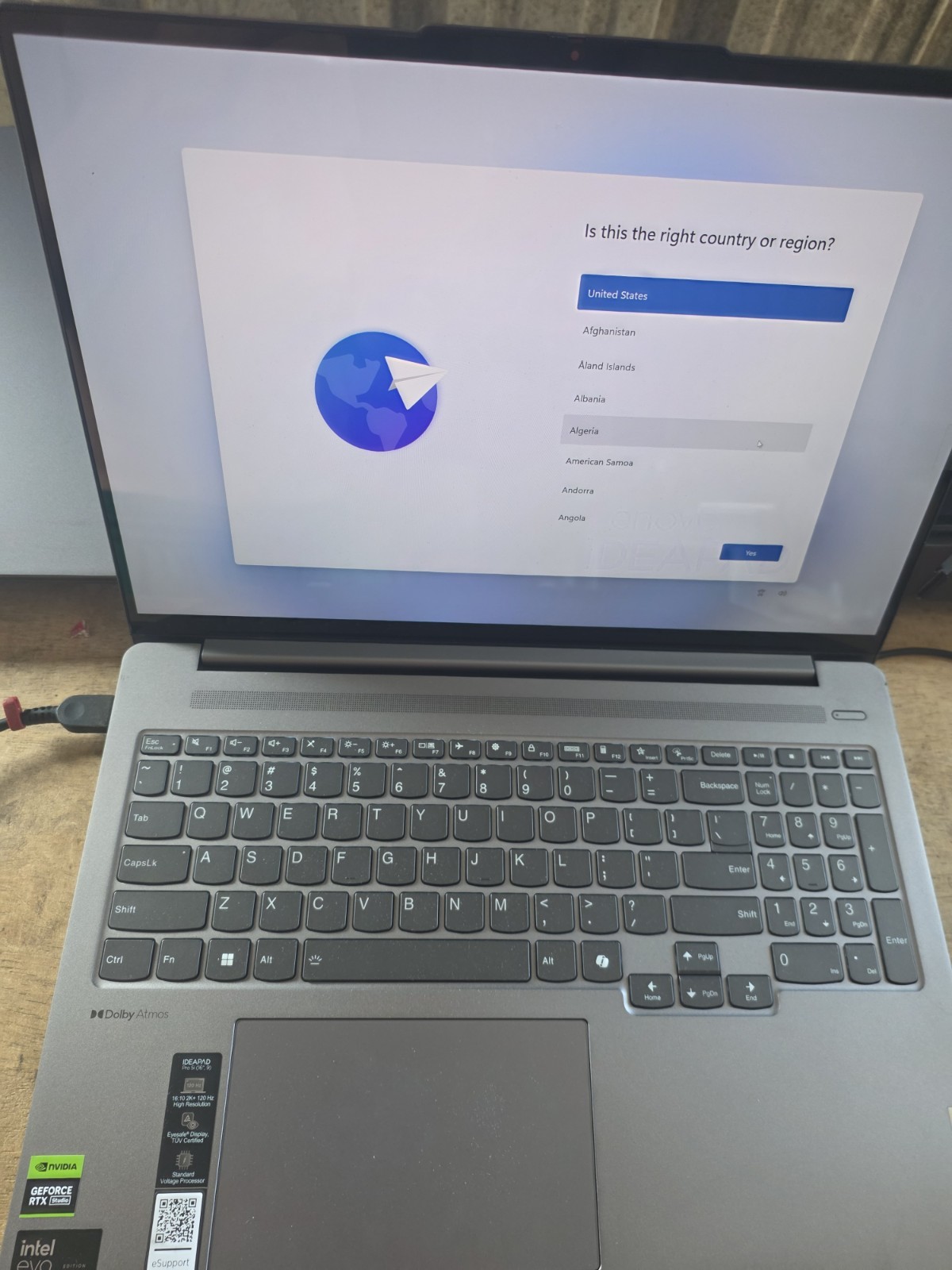 Lenovo 16imh9 Ideapad Pro 5 Ult9 185h 32gb 1tb Nvidia Rtx4050 2k Oled Nice A