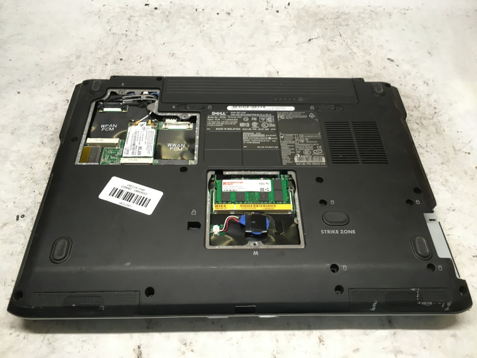 Dell Inspiron 1520 15″ (AS IS) Intel Core 2 Duo @ 1.5 GHz – JZ