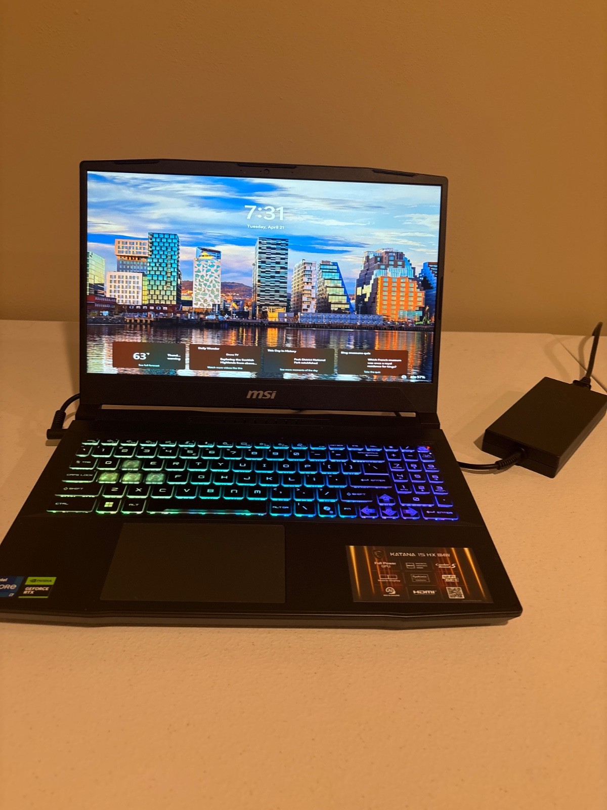 NVIDIA GeForce RTX 5050 Gaming Laptop: MSI gaming laptop( dm to know all parts)