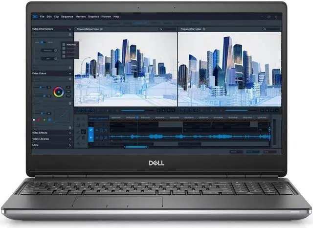 Dell Precision 7560 15.6 in Touch 32GB RAM 1TB SSD Core I7-11850H W10 Pro Silver