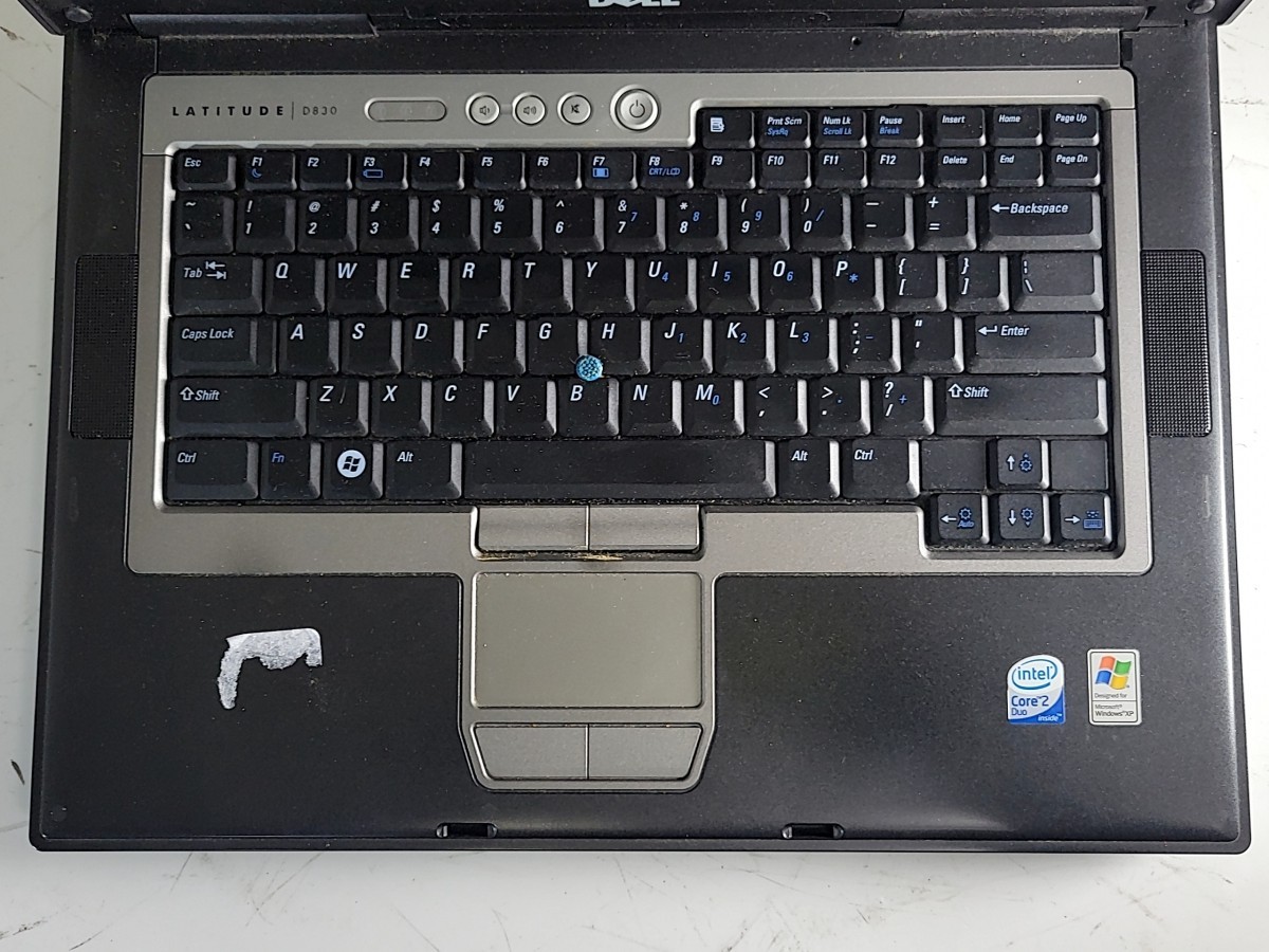 DELL LATITUDE D830 Laptop Intel CORE2 DUO T7250 4GB SEE NOTES