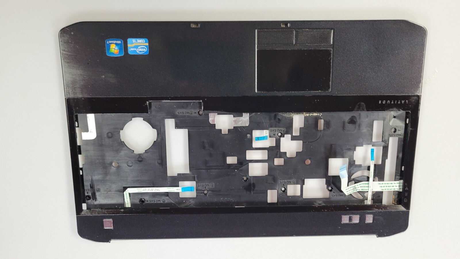 Dell Latitude E5520 palm rest with touch pad and power button