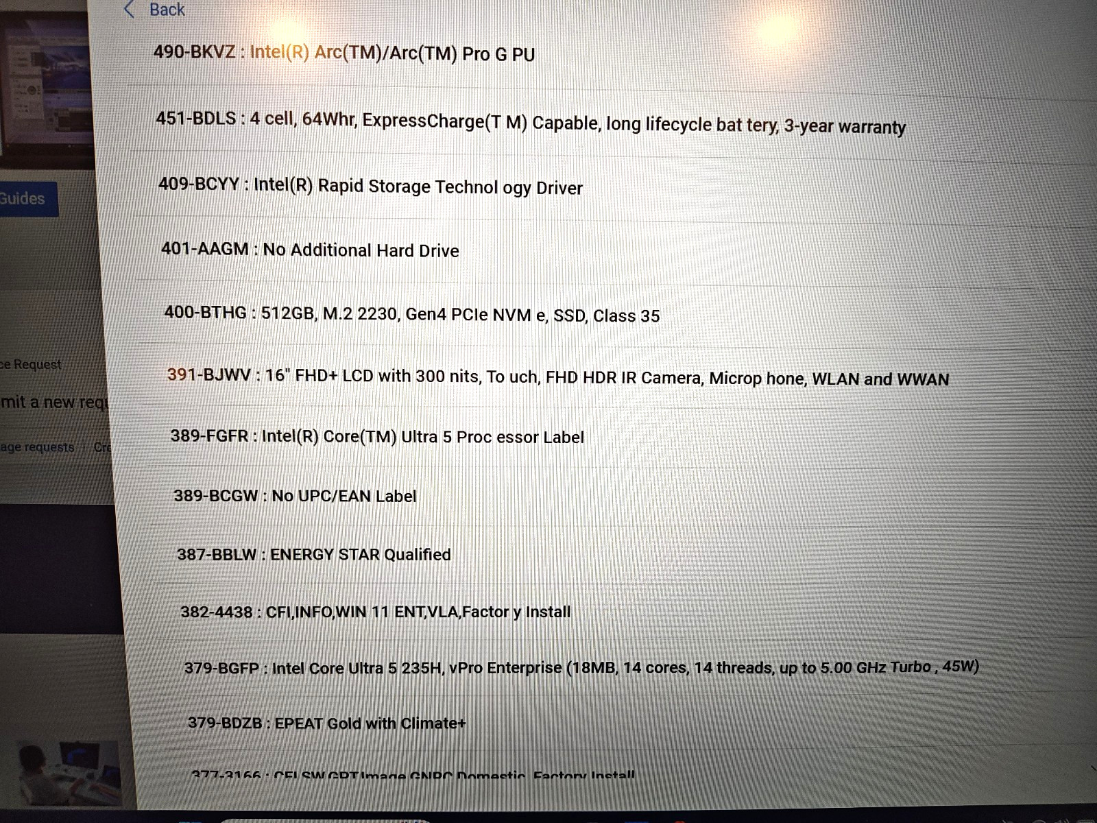 Dell Pro Max 16 MC16250 (Touch) — Ultra 5 235H / 32GB RAM / 512GB SSD