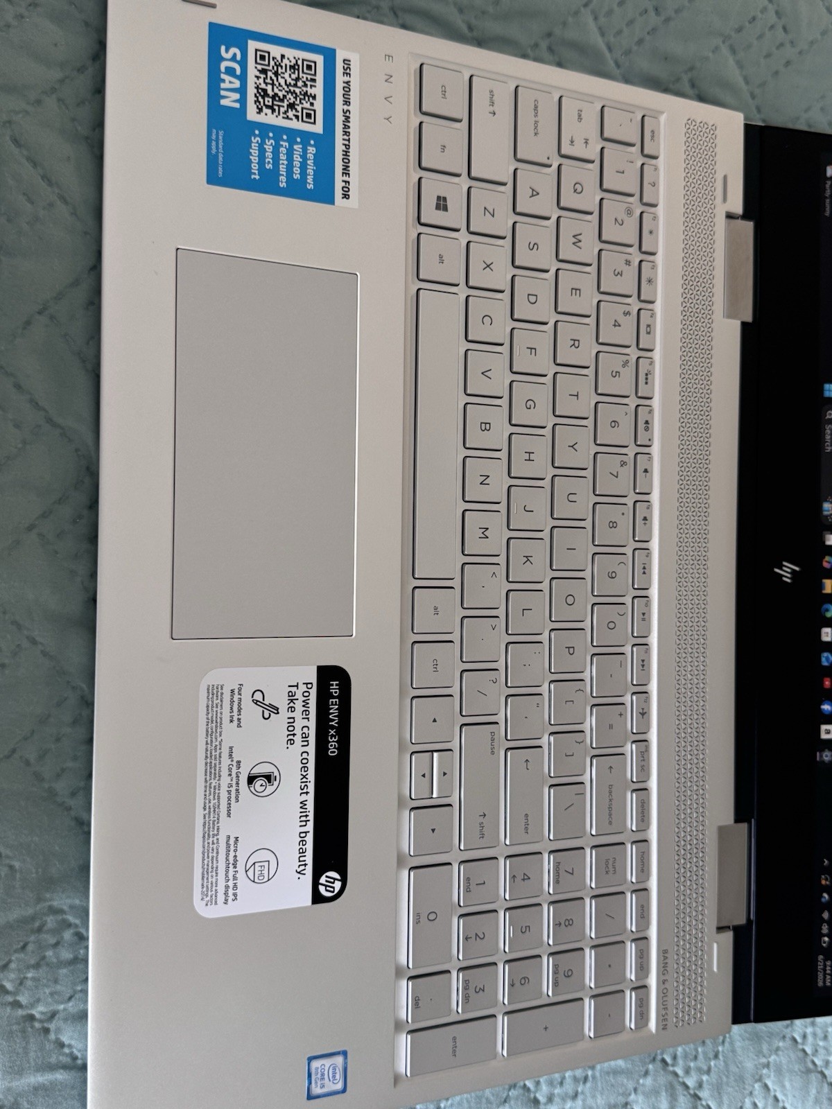 HP Envy x360 15.6″ Touch 2-in-1 Laptop i5-8250U 12GB RAM 1TB HD Win 10