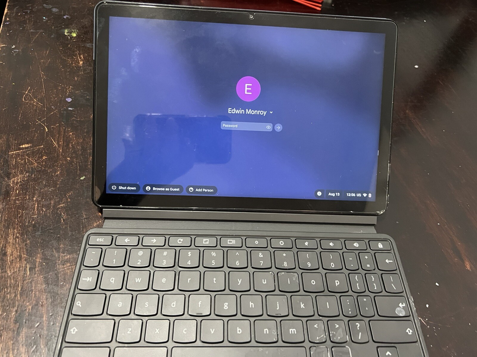 Lenovo IdeaPad Duet Chromebook 64gb WiFi – Ice Blue, Iron Grey